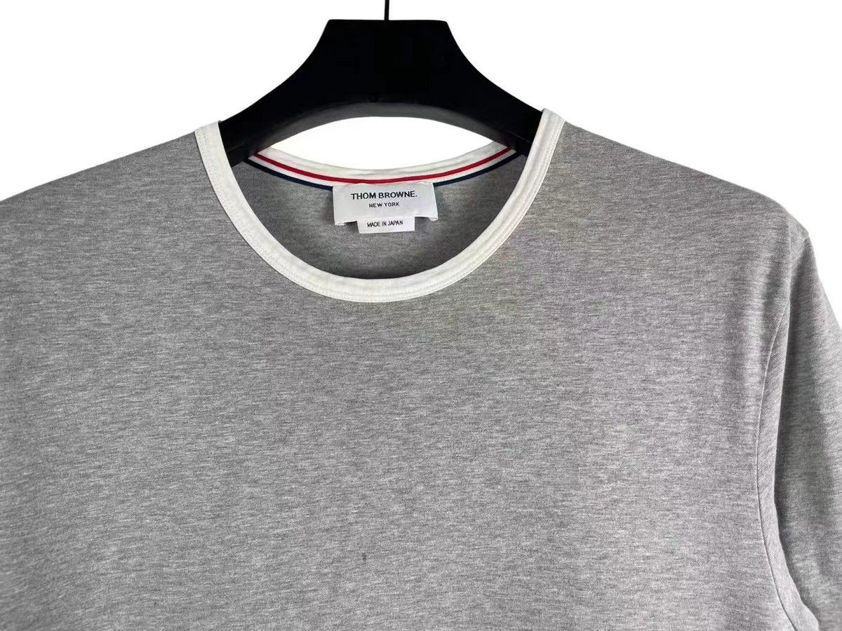 Thom Browne Thom Browne Logo Patch Short-Sleeves Tee Size US M / EU 48-50 / 2 - 3 Thumbnail