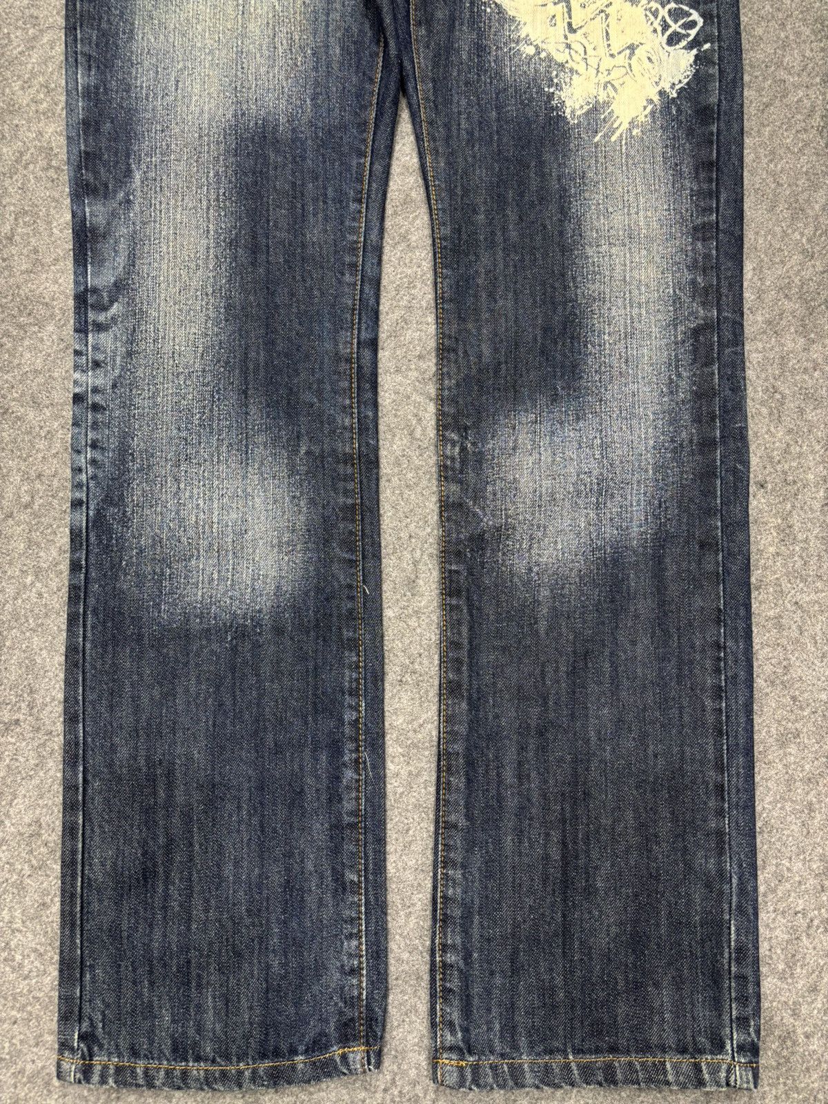 Japanese Brand 💥Insane💥MOVVE GEAR Seditionaries Stone Wash Denim F691 Size US 34 / EU 50 - 4 Thumbnail