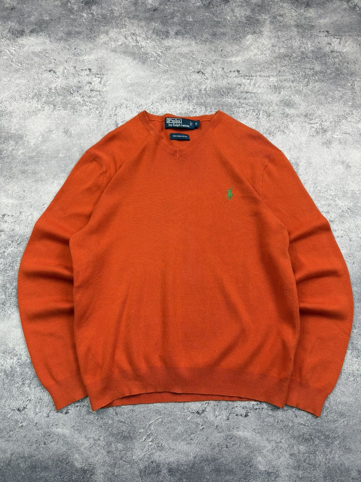 Polo Ralph Lauren Vintage Polo Ralph Lauren Orange Sweater Size US S / EU 44-46 / 1 - 2 Thumbnail