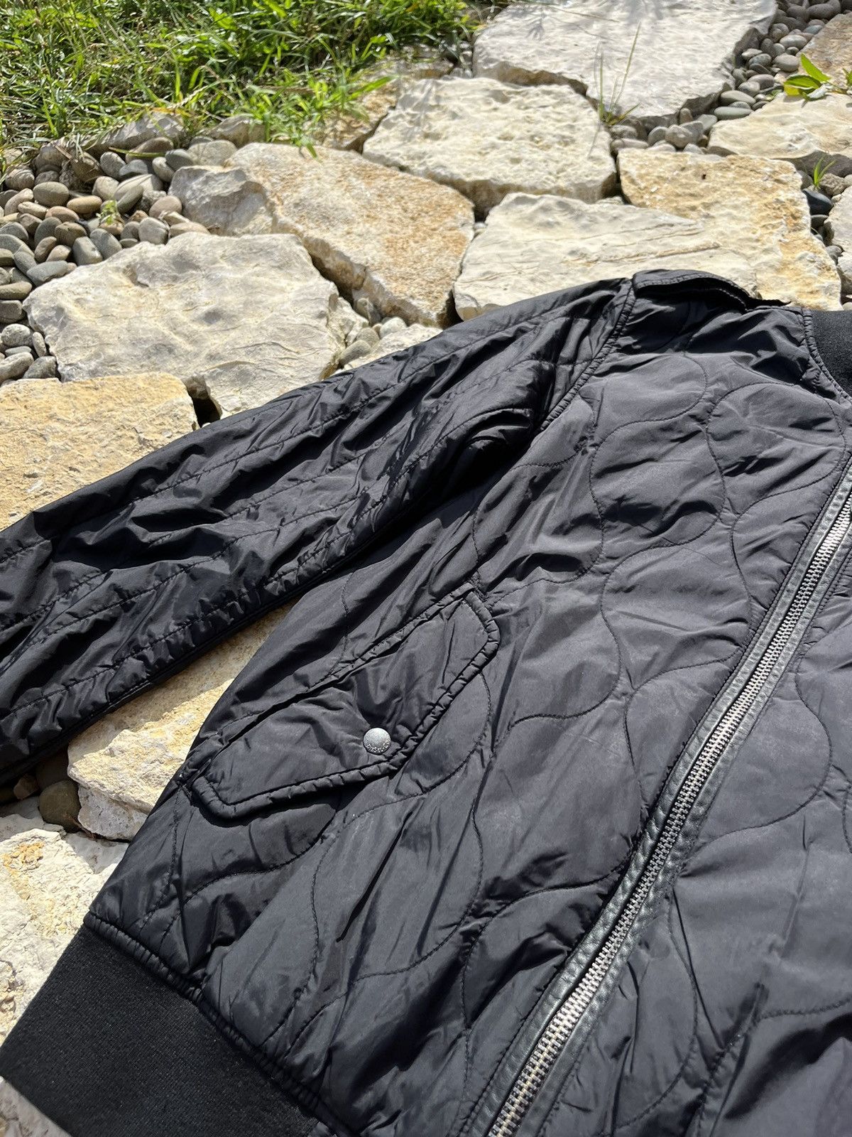 Diesel × Vintage Diesel vintage y2k bomber nylon jacket Avant Garde Size US M / EU 48-50 / 2 - 7 Thumbnail