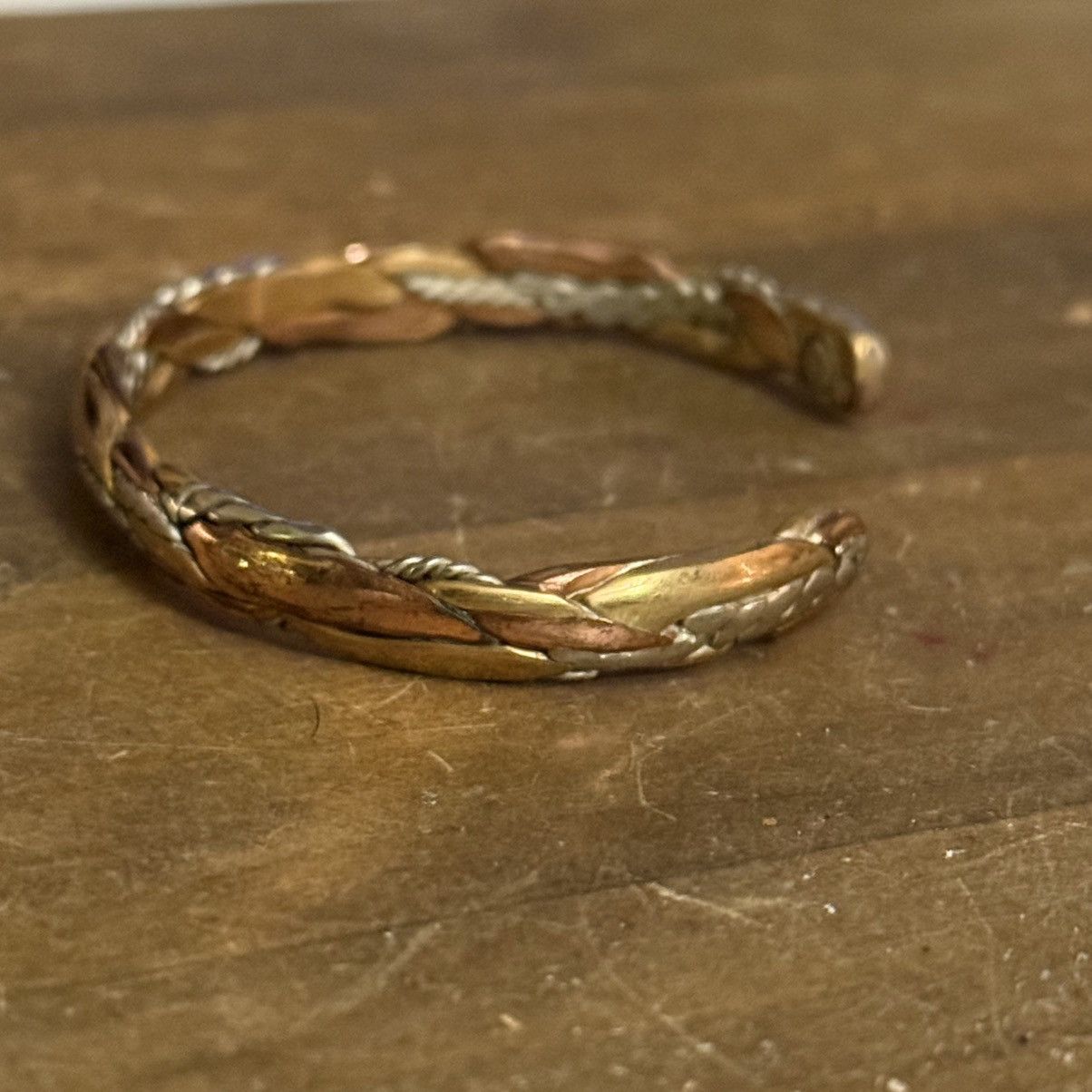 Vintage Vintage Sergio Lub copper and silver cuff bracelet Size ONE SIZE - 7 Thumbnail
