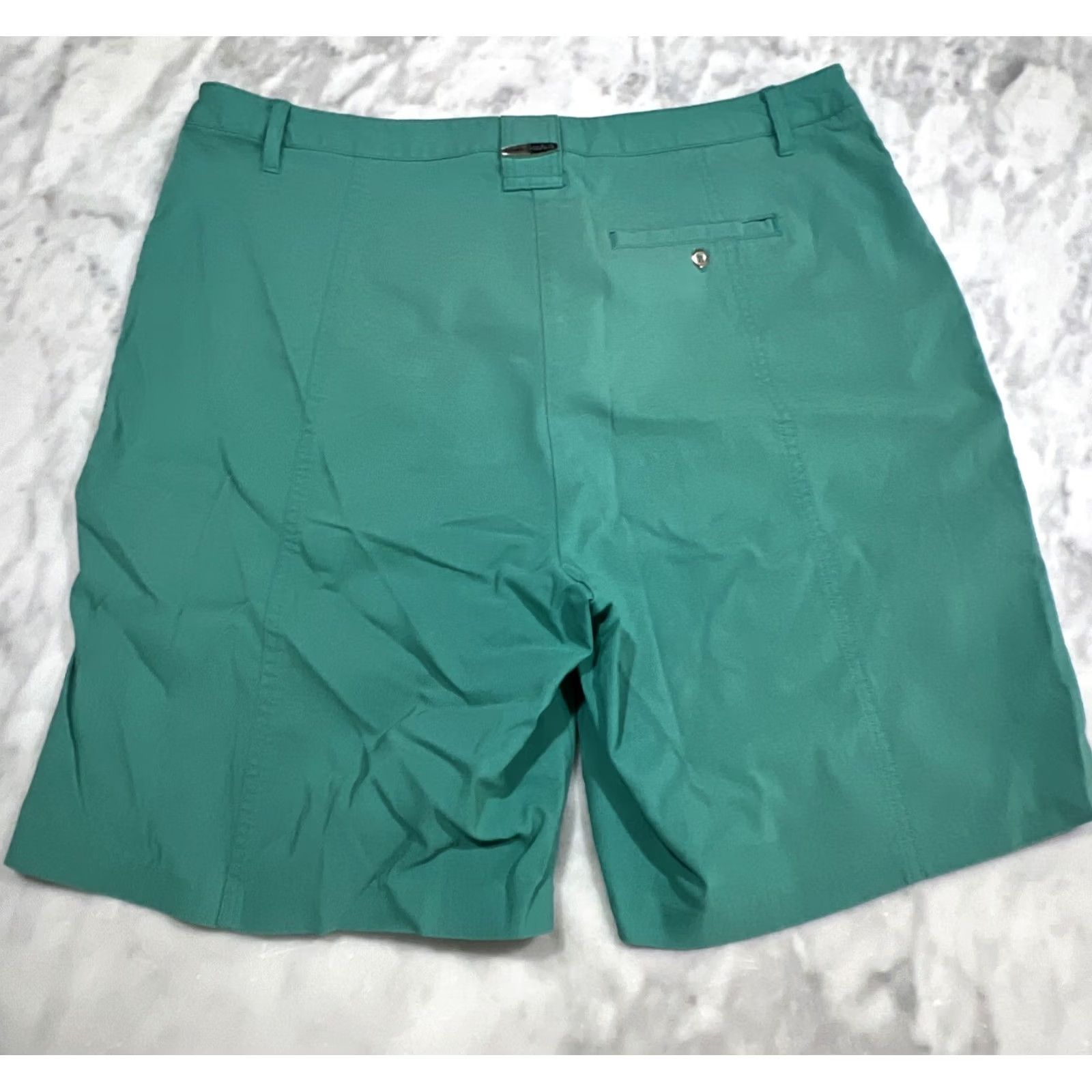 Vintage VINTAGE: No Jamie Sadock Stretch Shorts Women 14 Green Golf Pickleball Pockets Designer Shirt? Size 36" / US 14 / IT 50 - 3 Thumbnail