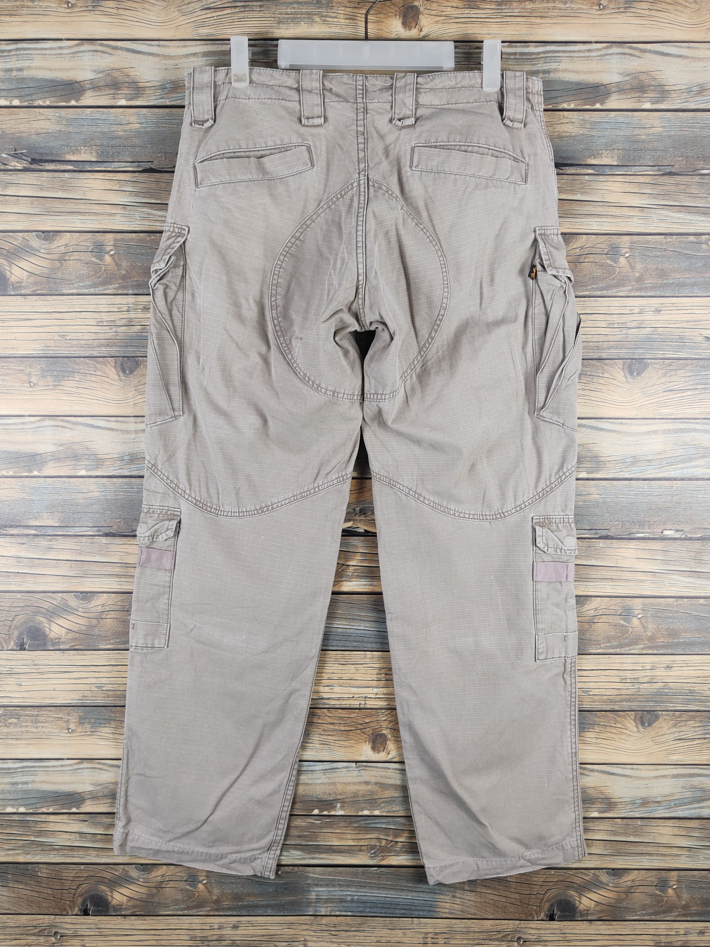 Alpha Industries DL Alpha Industries Beige Multipocket Cargo Pants #2432 Size US 30 / EU 46 - 7 Thumbnail