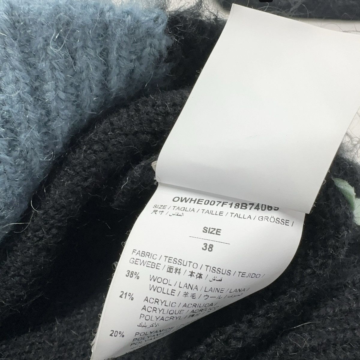 Off-White 18AW Mohair Knit Sweater Size XS / US 0-2 / IT 36-38 - 4 Thumbnail