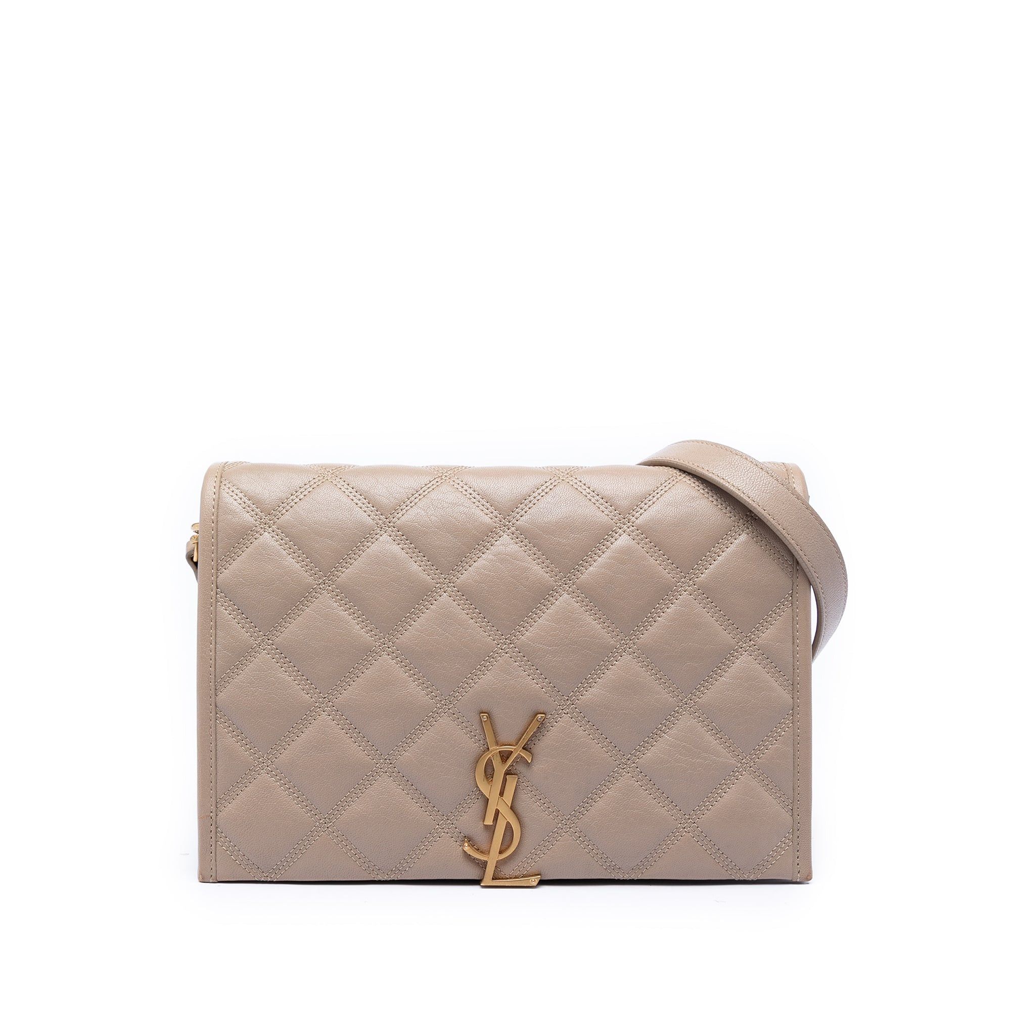 Saint Laurent Paris Mini Quilted Lambskin Becky Chain Shoulder Bag Size ONE SIZE - 1 Thumbnail