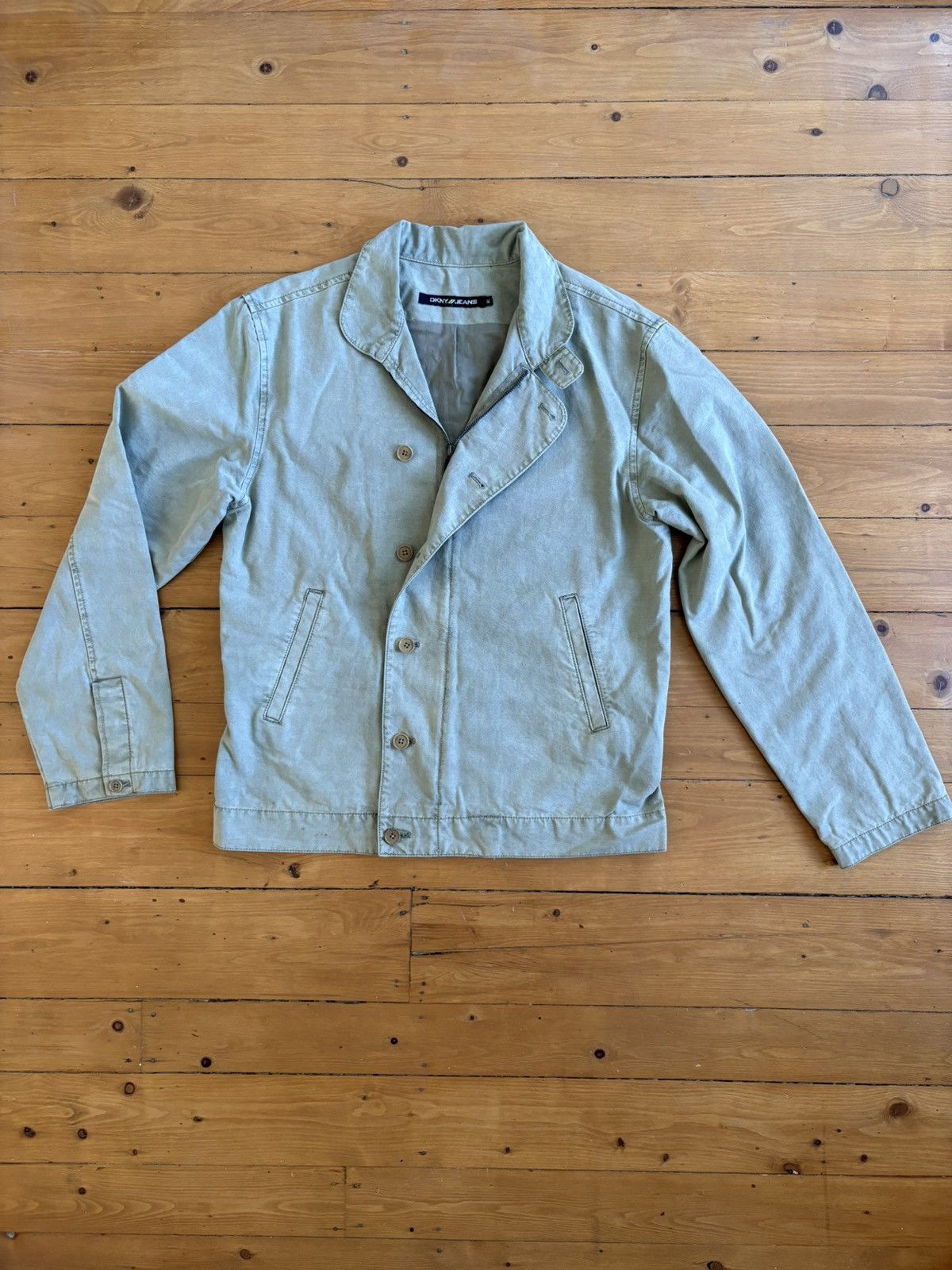 DKNY DKNY Canvas Graphic Jacket Size US M / EU 48-50 / 2 - 2 Thumbnail