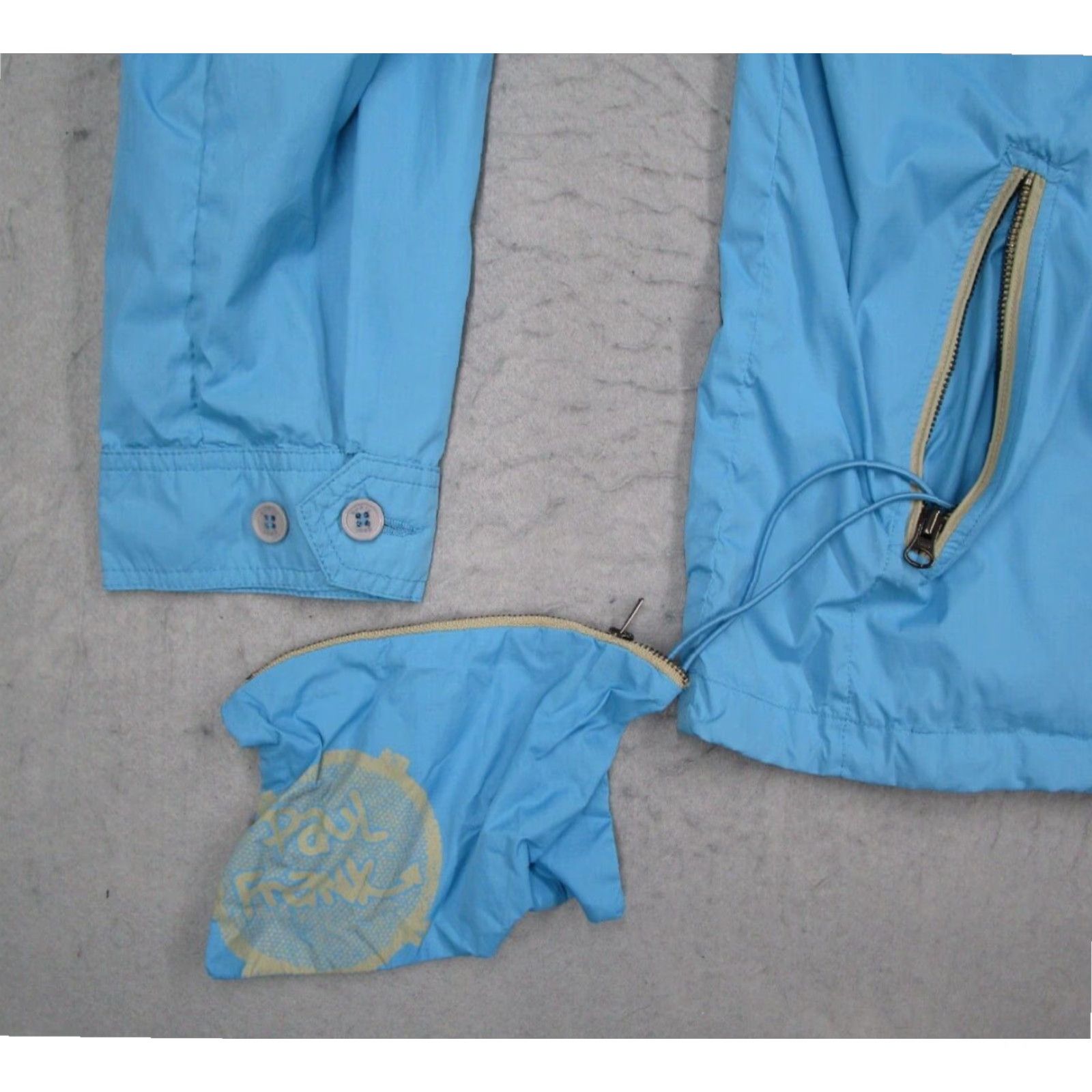 Thrasher Paul Frank Mens Small Blue Full Zip Windbreaker Jacket Size US S / EU 44-46 / 1 - 6 Thumbnail