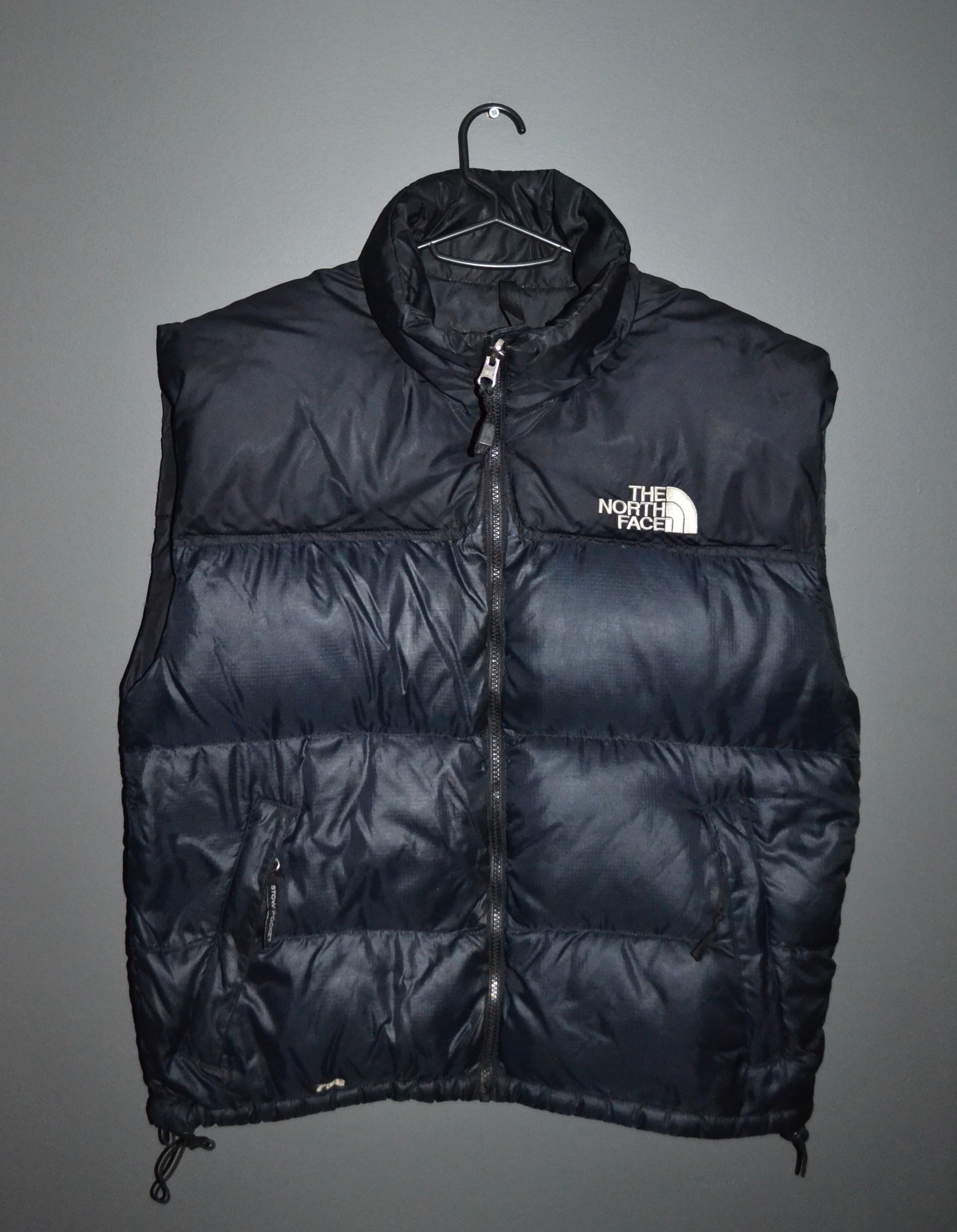 The North Face mens authentic puffer vest vintage large