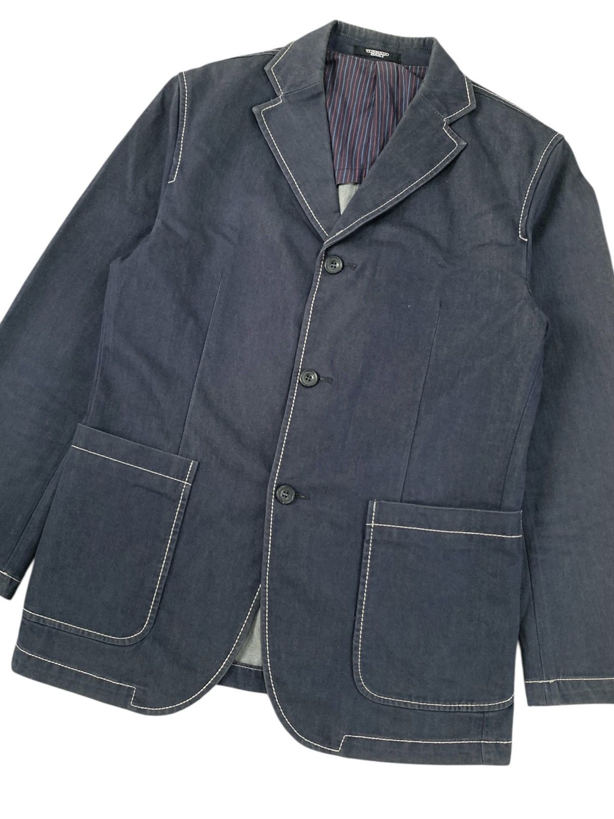 Tornado Mart Tornado mart denim jacket japan coat blazer Size US L / EU 52-54 / 3 - 2 Thumbnail