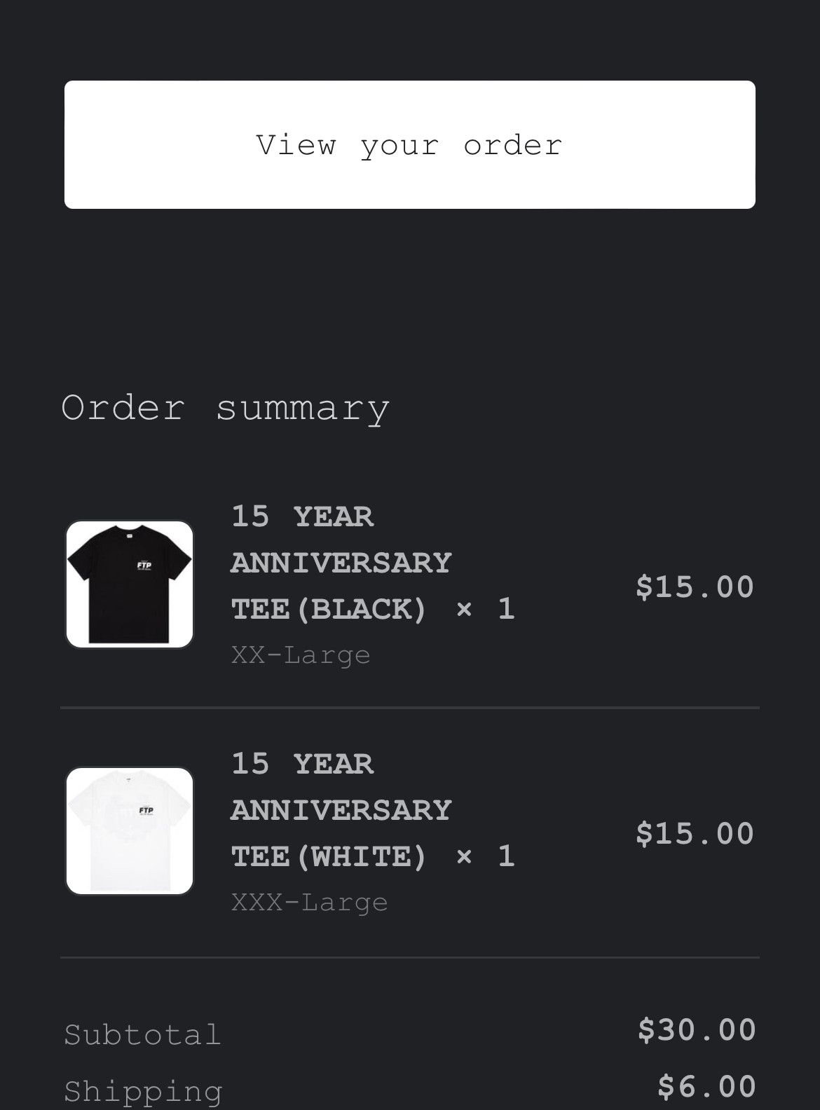 Fuck The Population FTP 15 year anniversary tee Size US XXL / EU 58 / 5 - 2 Thumbnail