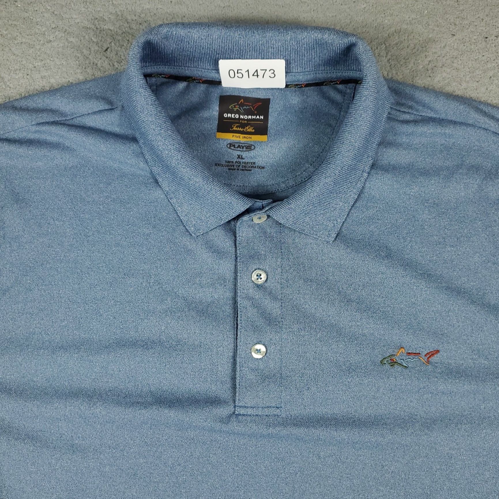Vintage Greg Norman Polo Shirt Mens XL Blue Shark Golf Casual Short Sleeve Polo Shirt Size US XL / EU 56 / 4 - 2 Thumbnail
