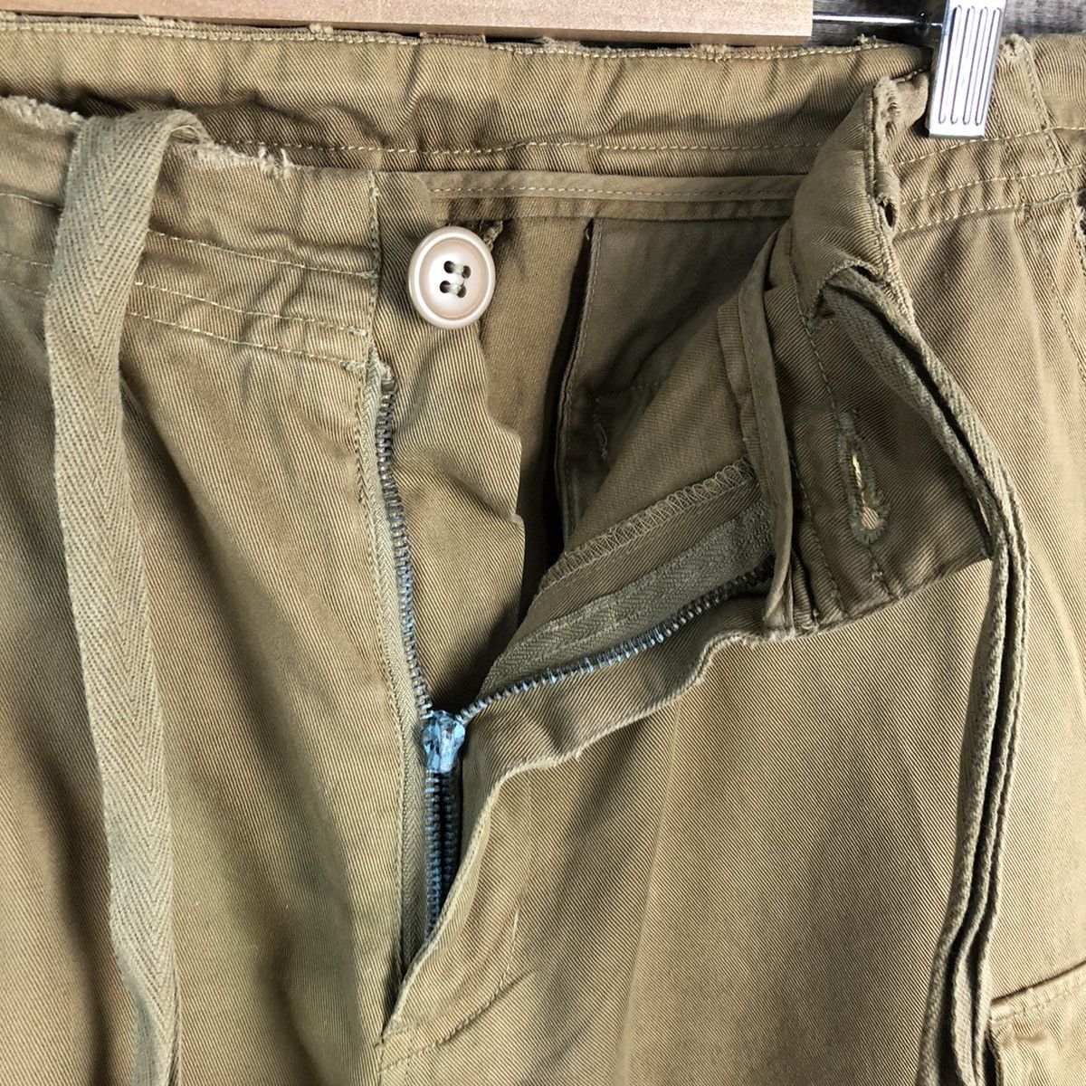 Japanese Brand Arme Brown Cargo Multipocket Pants #A1921 Size US 31 - 12 Thumbnail