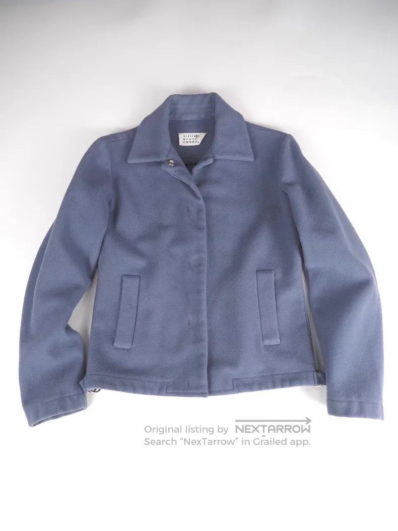 Maison Margiela Maison Margiela Blue wool blend jacket Size US M / EU 48-50 / 2 - 1 Thumbnail