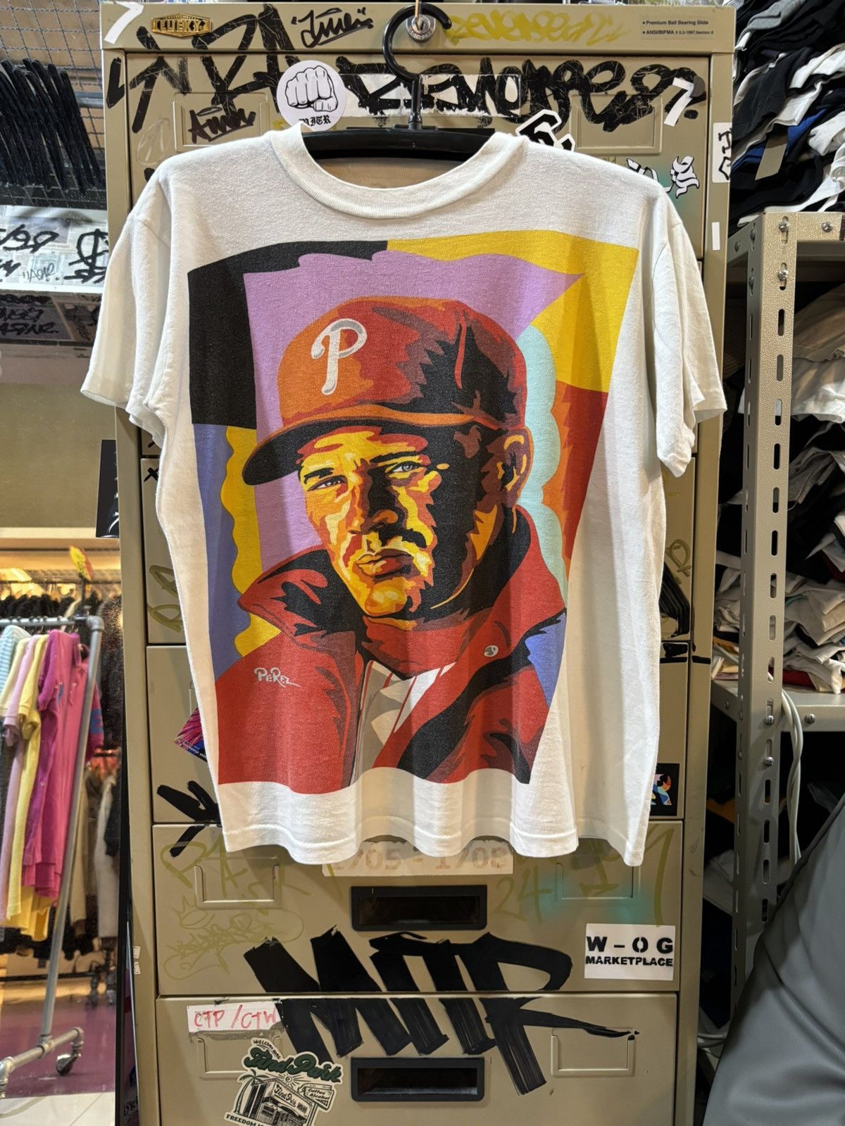 Vintage PEREZ vintage tee 90’s Size US L / EU 52-54 / 3 - 1 Thumbnail