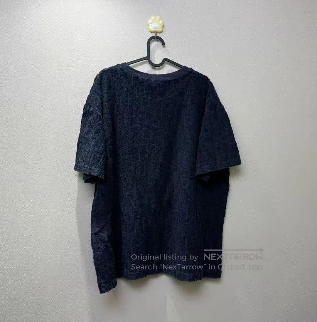 Dior DIOR Blue Logo Towel Short Sleeve. Size US XXL / EU 58 / 5 - 4 Thumbnail