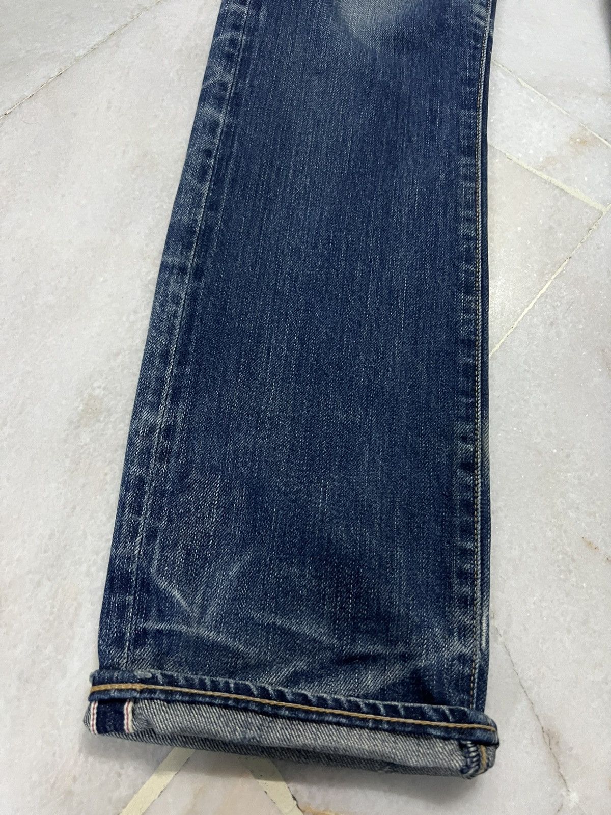 Japanese Brand Vintage Kuro Graphite Distressed Selvedge Jean Japan Size US 30 / EU 46 - 4 Thumbnail