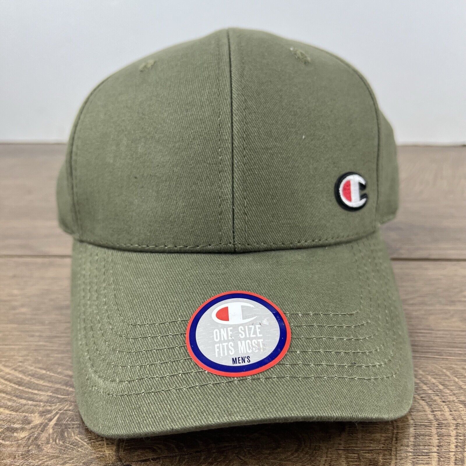 Champion Champion Green Hat Champion Brand Baseball Cap Adjustable Gr Size ONE SIZE - 3 Thumbnail