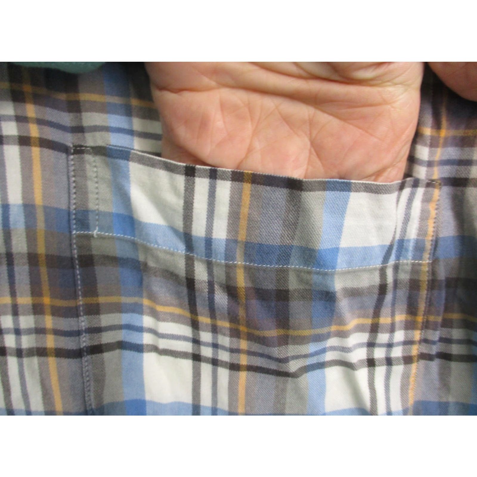 Vintage VINTAGE Gitman Bros Shirt Mens M Blue Brown Plaid Button-Down Made USA Cotton Size US M / EU 48-50 / 2 - 3 Thumbnail