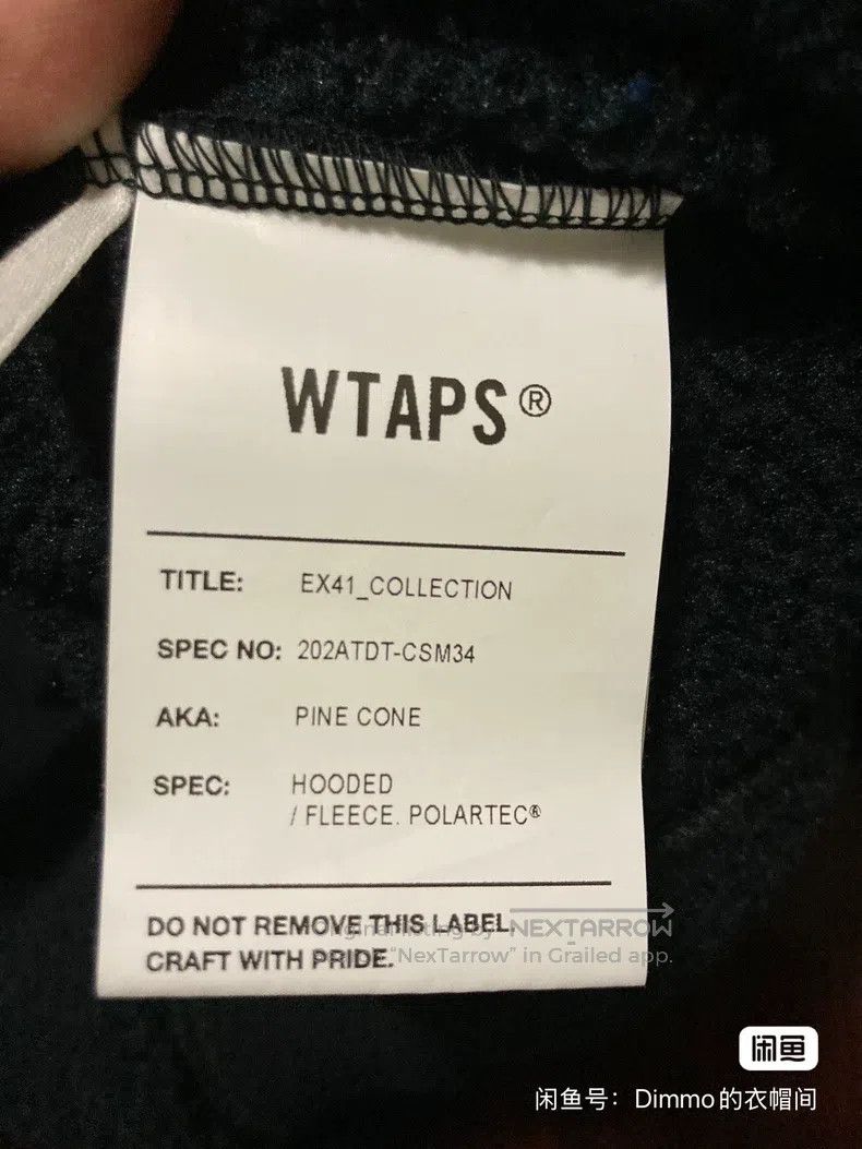 Wtaps Wtaps Pile fleece half zip hoodie Size US L / EU 52-54 / 3 - 5 Thumbnail