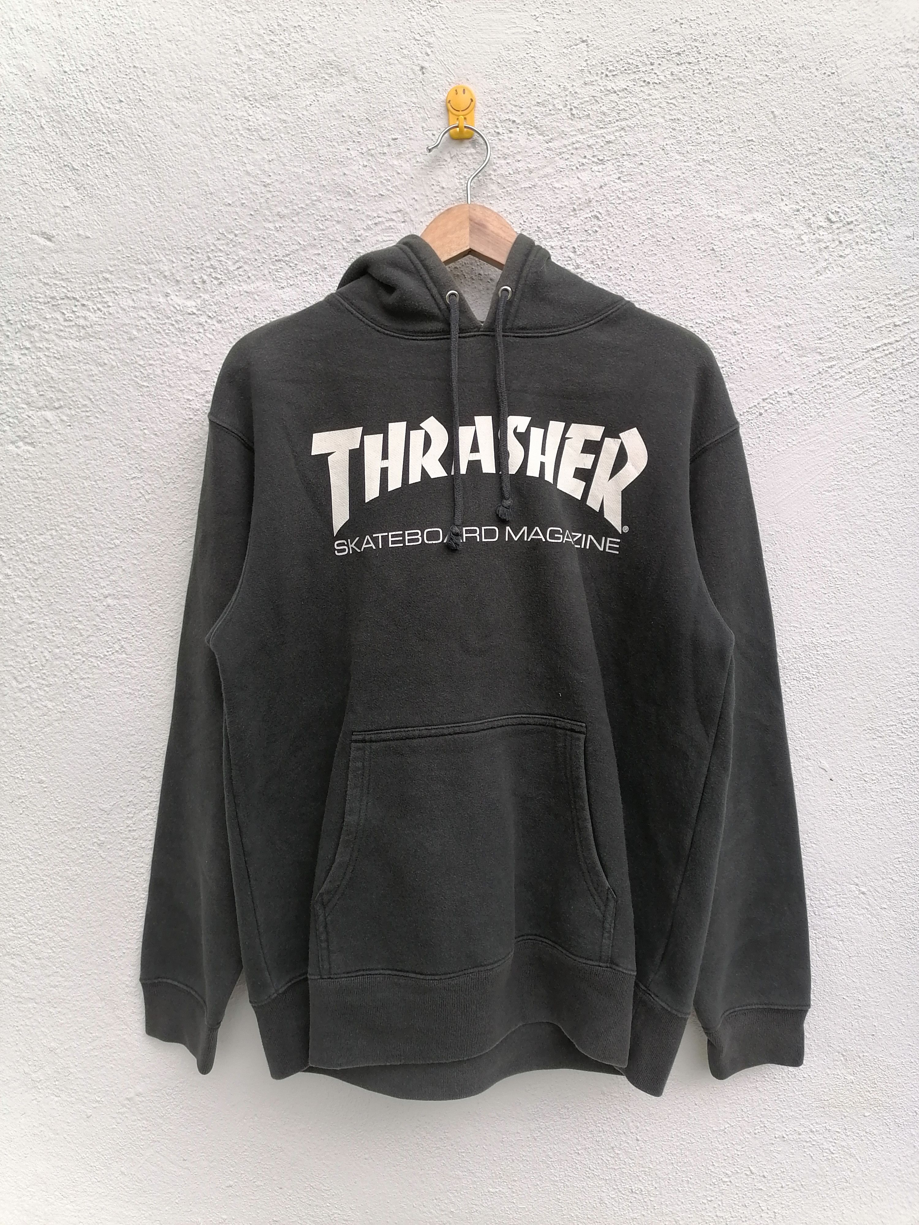 Thrasher × Vintage Thrasher Skateboard Magazine Sun Faded Hoodies Size US L / EU 52-54 / 3 - 2 Thumbnail