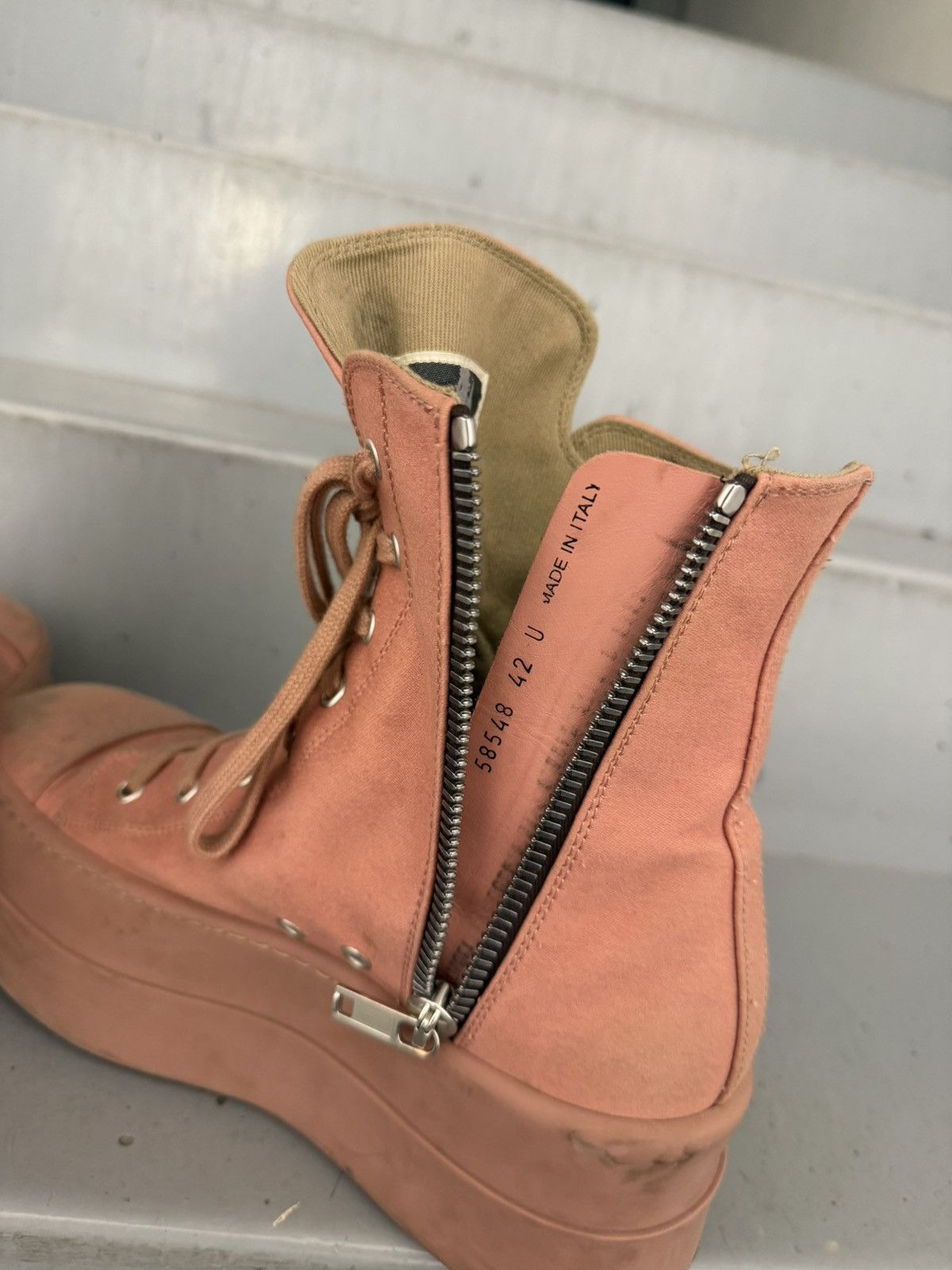 Rick Owens Drkshdw Rick Owens Drkshdw Double Bumper Ramones Size US 10 / EU 43 - 10 Thumbnail