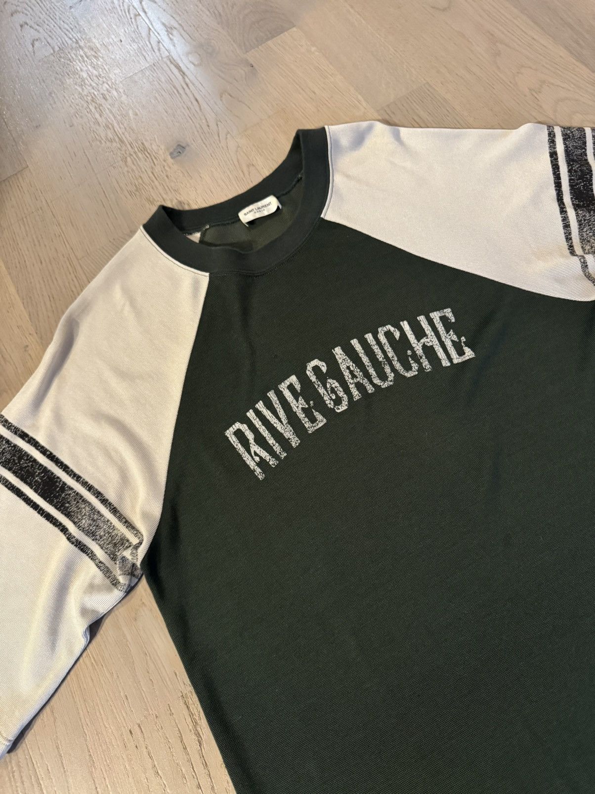 Saint Laurent Paris SAINT LAURENT tshirt sizes shown in photos by tape measure Size US S / EU 44-46 / 1 - 6 Thumbnail