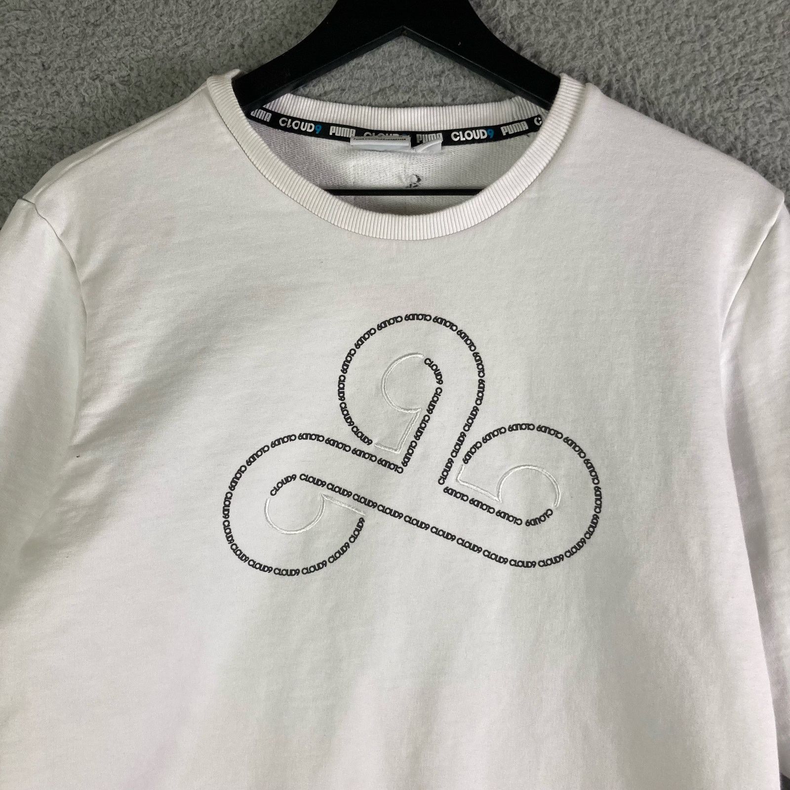 Puma Puma Cloud9 Pullover Sweatshirt Womens Sz Medium White Top Size M / US 6-8 / IT 42-44 - 6 Thumbnail