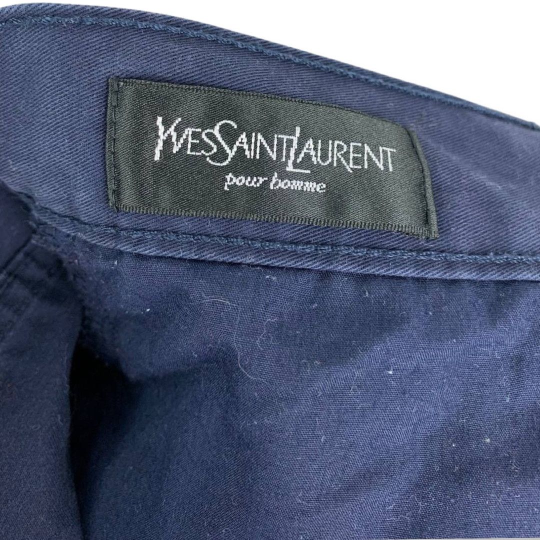 Yves Saint Laurent Yves Saint Laurent YSL Logo Navy Pants Size US 34 / EU 50 - 8 Thumbnail