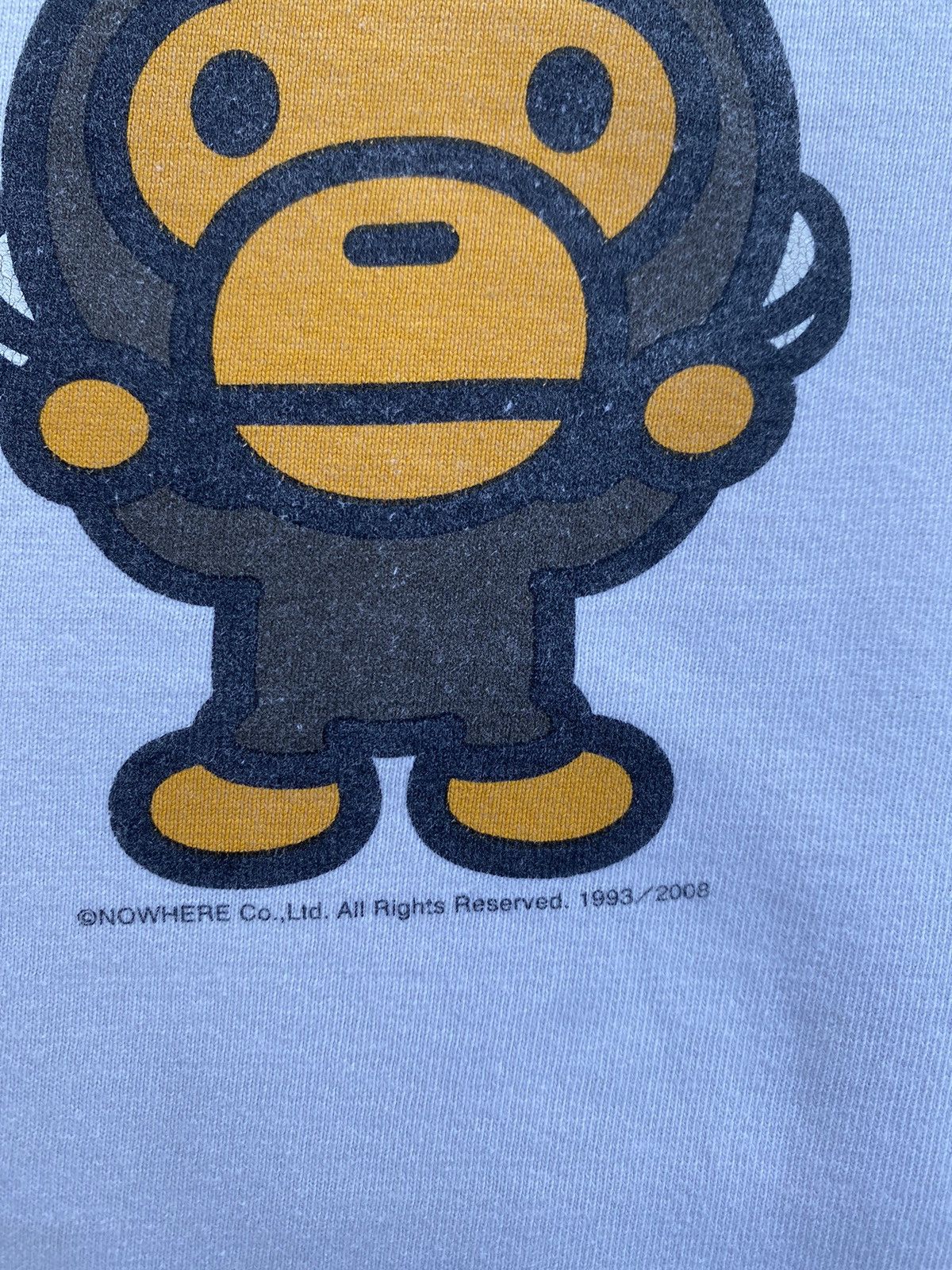 Bape Rare SS2008 BAPE Baby Milo x Nigo 15th Anniversary Tshirt Size US M / EU 48-50 / 2 - 8 Thumbnail