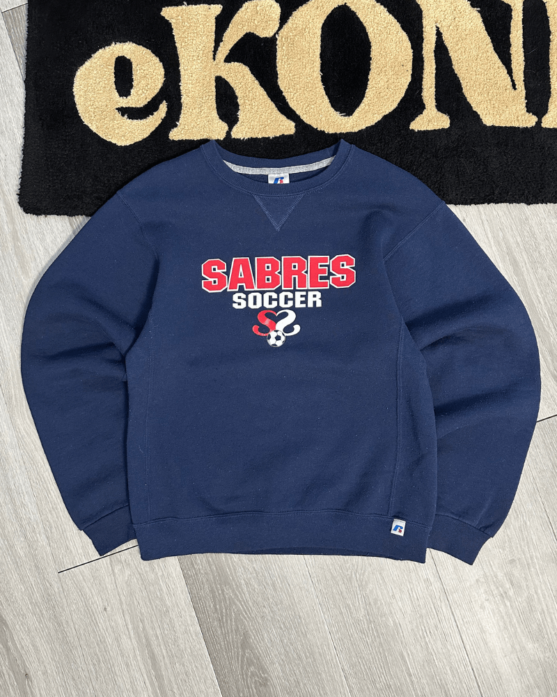 Russell Athletic × Vintage Vintage Russell Athletic Sabres Soccer Sweatshirt - Small Size US S / EU 44-46 / 1 - 1 Thumbnail