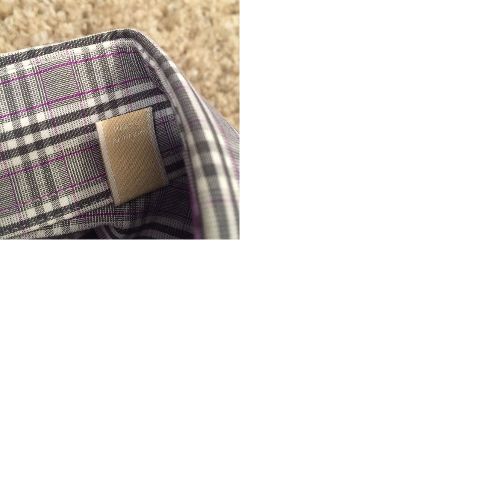 Michael Kors Michael Kors Button-Up Shirt Mens 16.5 Gray Pink Plaid Long Sleeve Shirt Button-Front Mens Col Size US XL / EU 56 / 4 - 9 Thumbnail