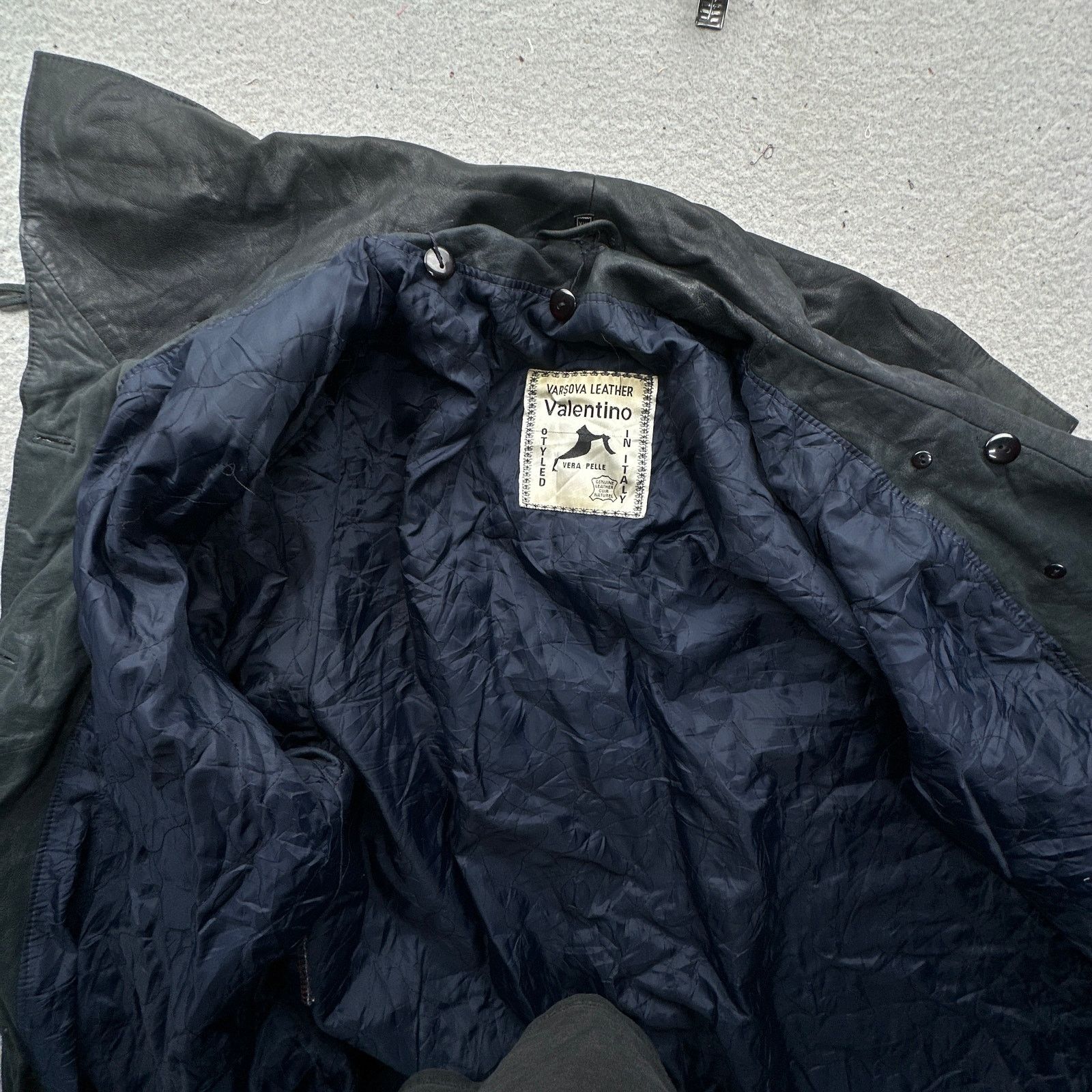 Valentino Vintage Valentino Varsova Long Leather Trench Coat Women XXL Size XXL / US 16-18 / IT 52-54 - 11 Thumbnail