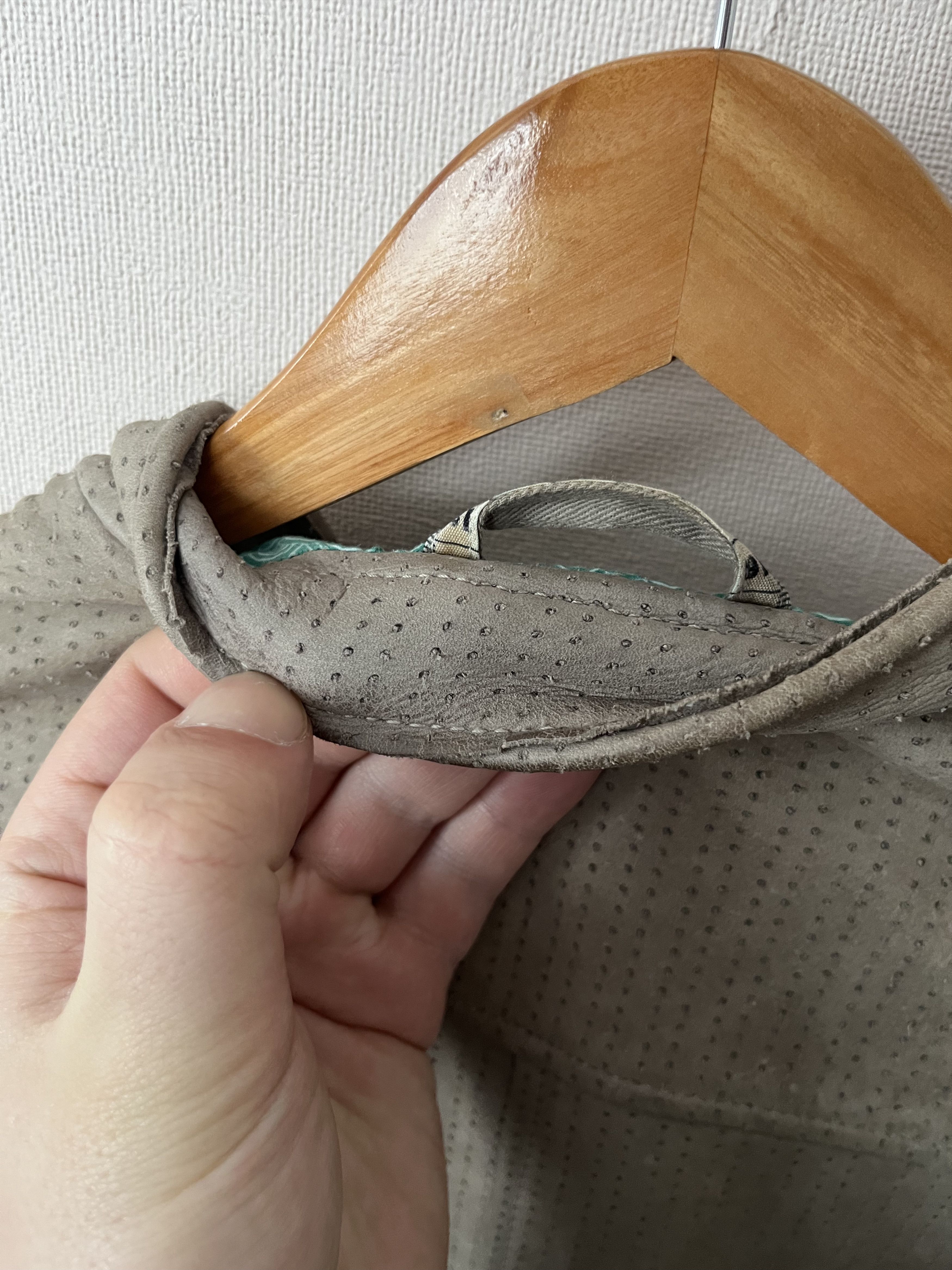 Hugo Boss HUGO BOSS Leather Jacket Beige Perforated Leather Julino S-M Size US S / EU 44-46 / 1 - 20 Thumbnail