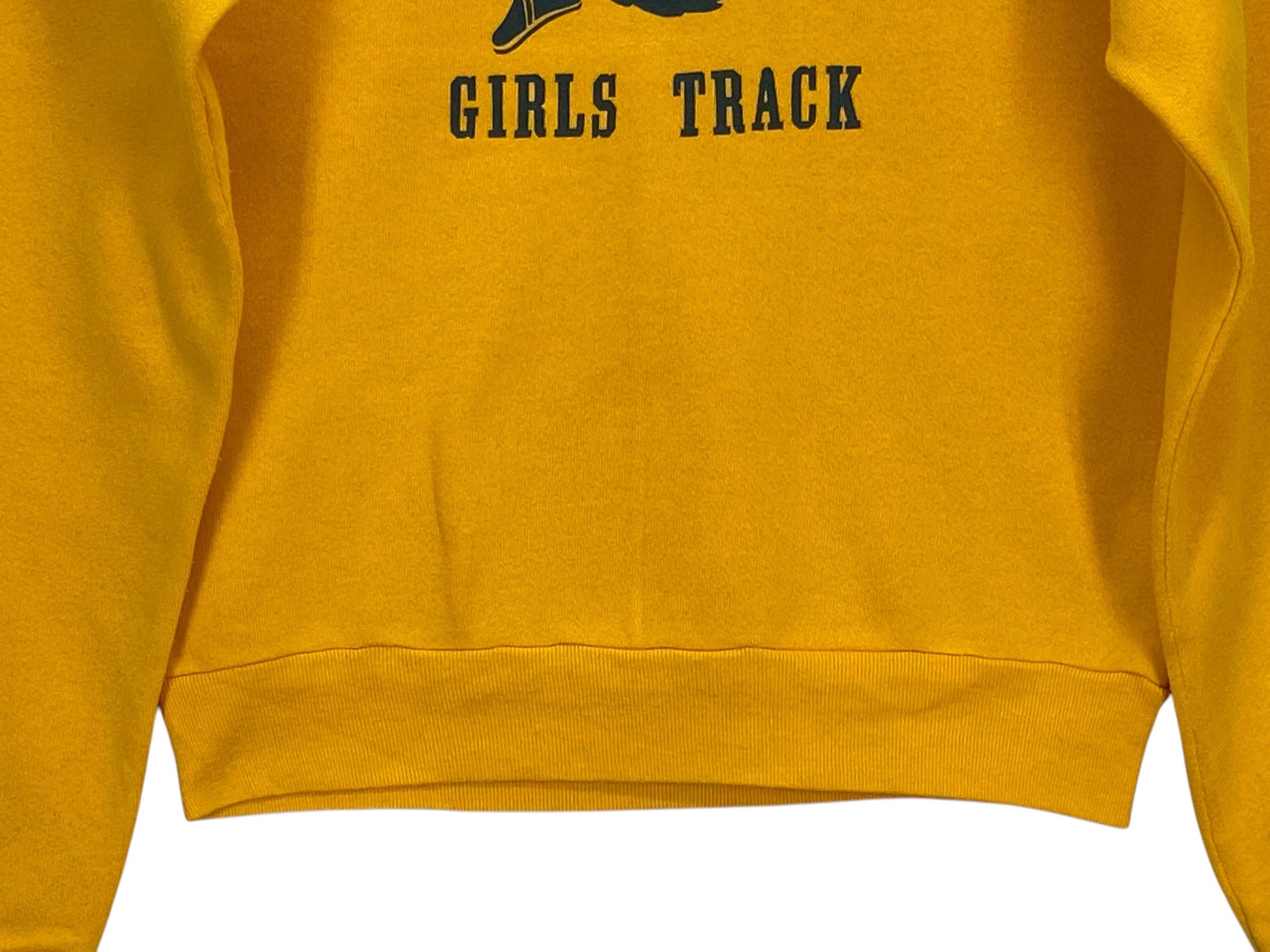 Fruit Of The Loom × Vintage NBHS Girl Track Sweatshirt Vintage 90s Sweats Size XS / US 0-2 / IT 36-38 - 5 Thumbnail