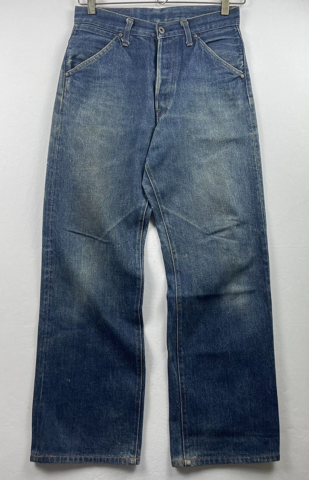 Japanese Brand Vintage Selvedge Denimland State by Virus Branded Size US 30 / EU 46 - 6 Thumbnail