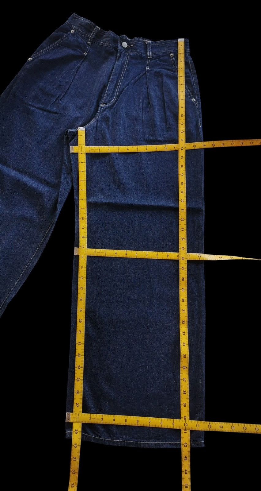 GU GU Baggy High Waist Jeans Size 32" / US 10 / IT 46 - 10 Thumbnail
