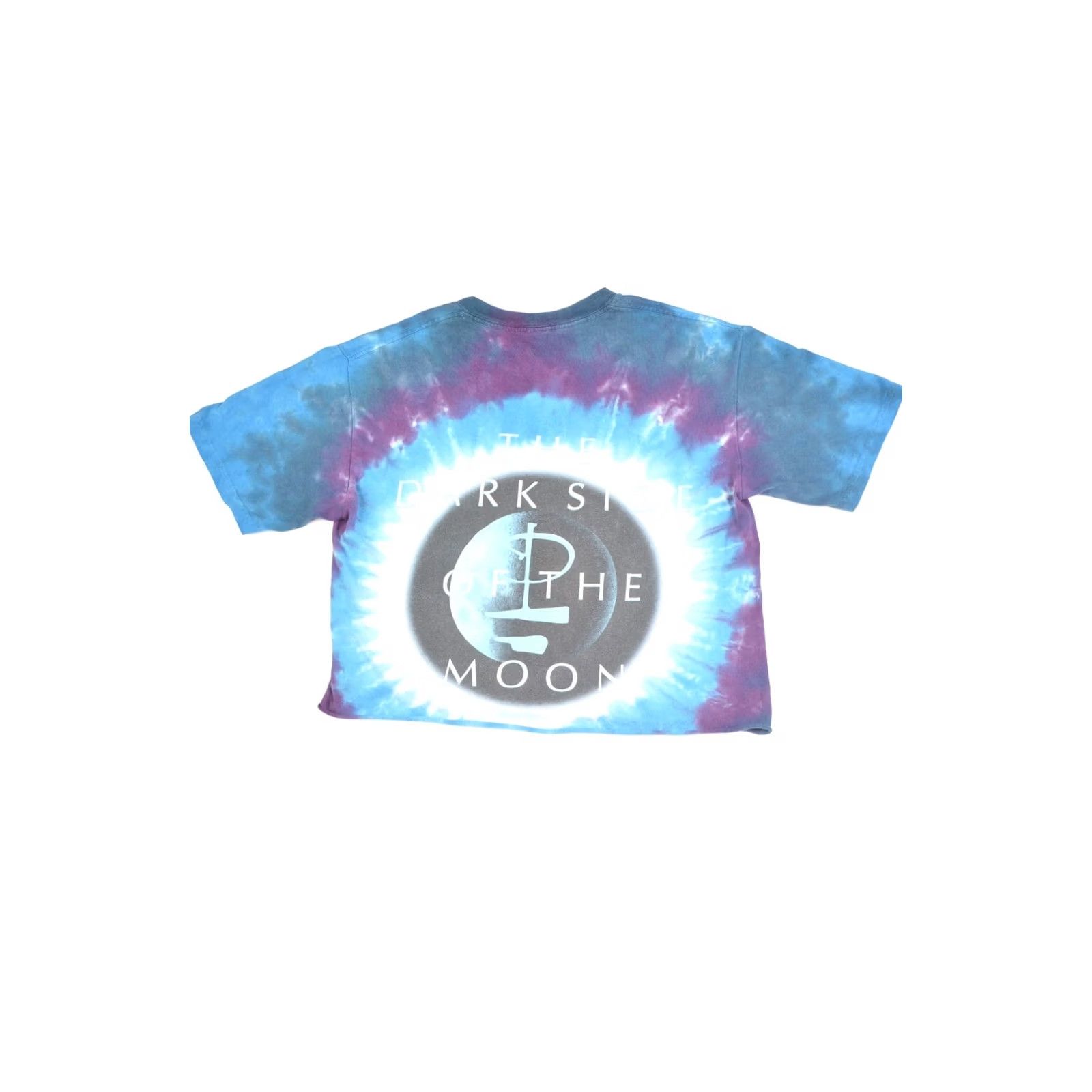 Liquid Blue Liquid Blue Pink Floyd Dark Side of the Moon 2016 W's Cropped Tie Dye T-Shirt S Womens Multicolor Cropped Moon 90s? Size S / US 4 / IT 40 - 5 Thumbnail