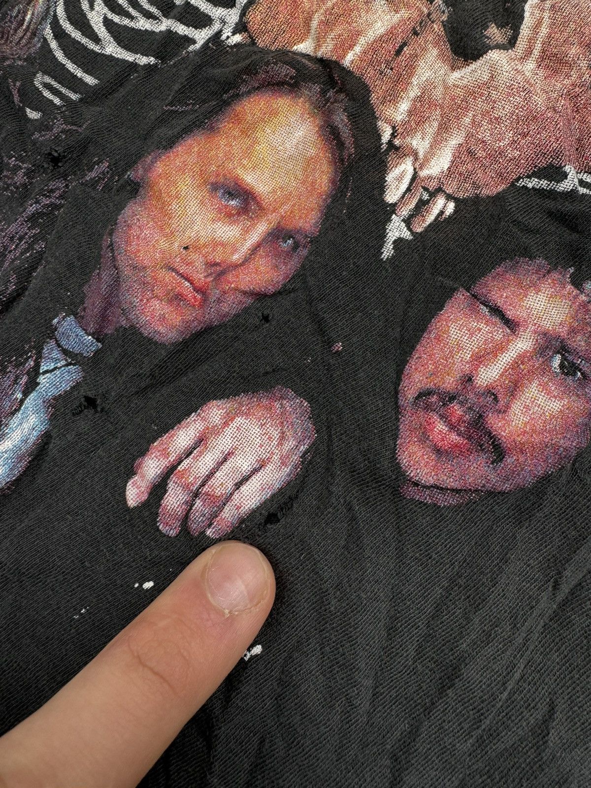 Band Tees × Metallica × Vintage RARE METALLICA Y2K VINTAGE BAND 90s TSHIRT TEE GRUNGE ROCK Size US S / EU 44-46 / 1 - 11 Thumbnail