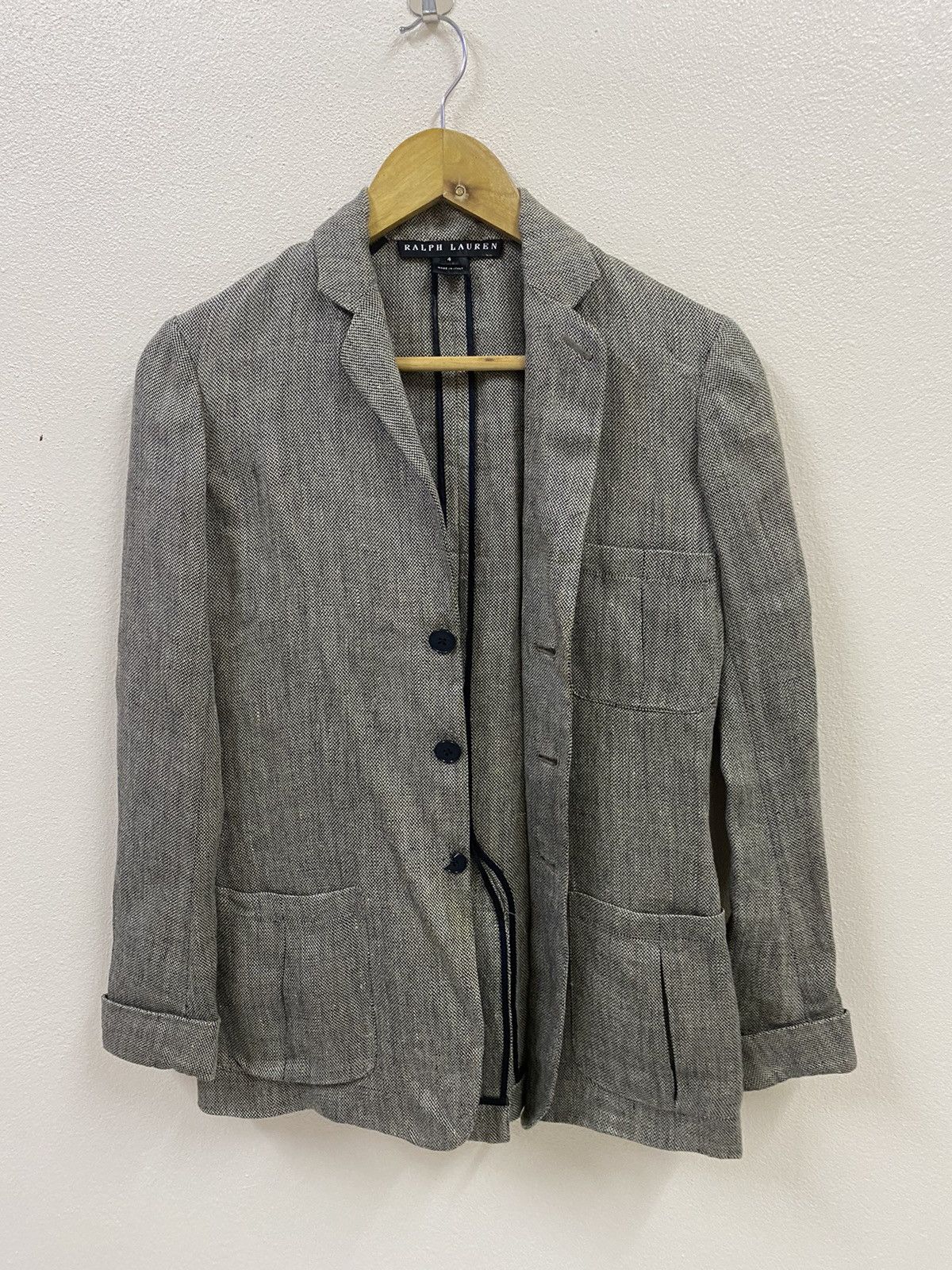 Ralph Lauren Ralph Lauren Linen Jacket Size S / US 4 / IT 40 - 1 Thumbnail