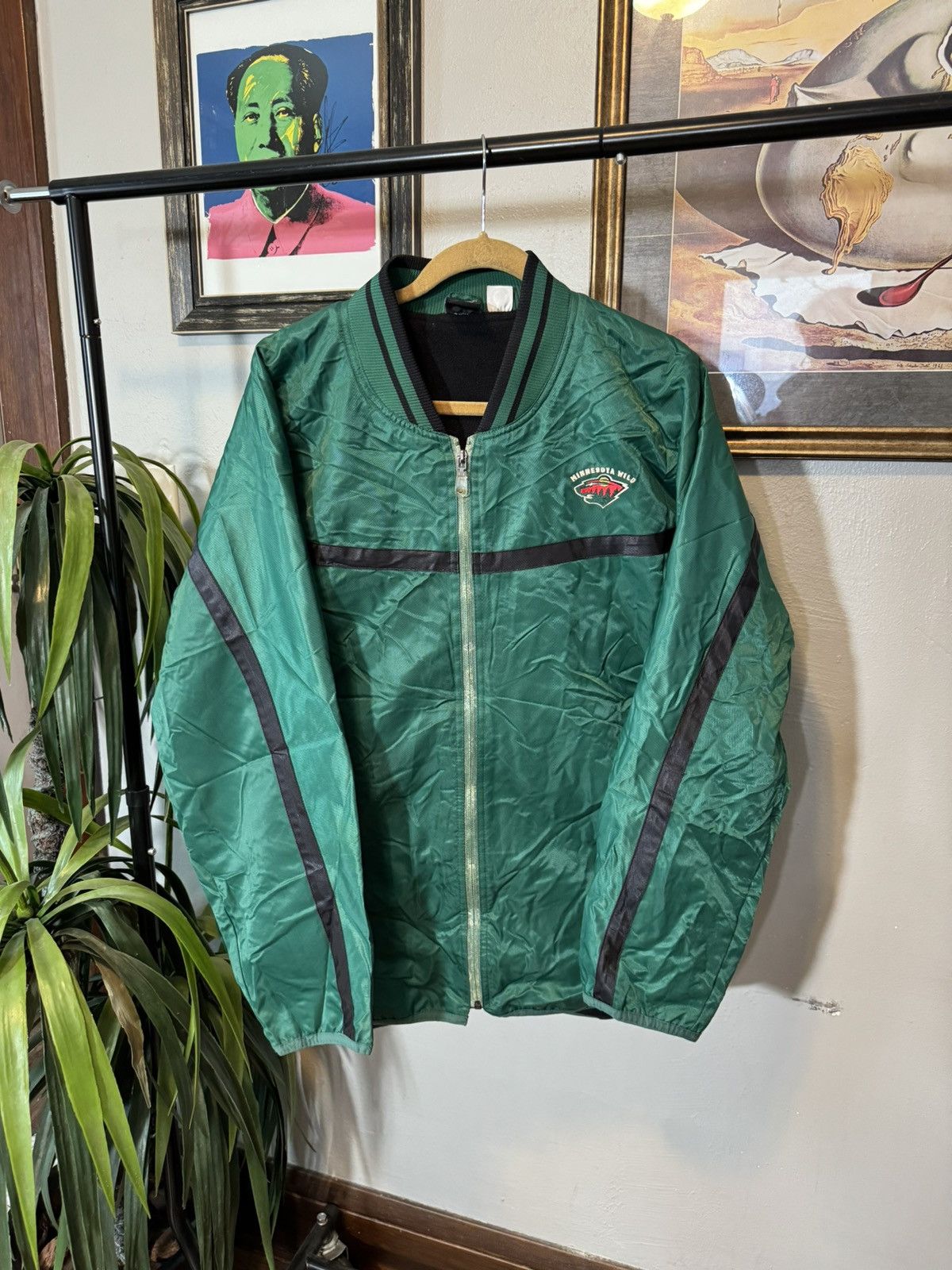 NHL × Nike × Vintage Vintage Minnesota Wild Nike Jacket Size US L / EU 52-54 / 3 - 1 Thumbnail