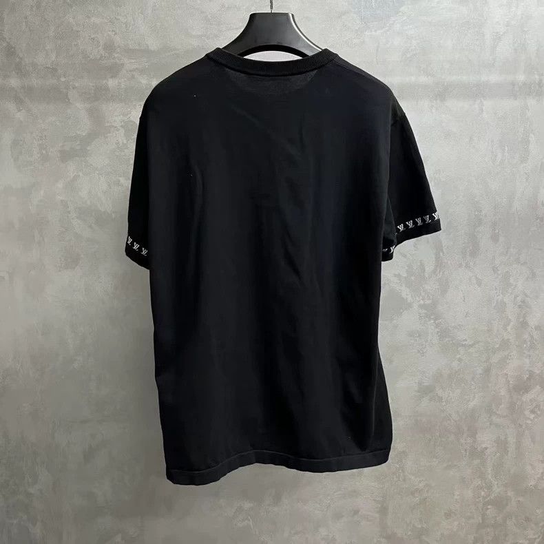 Louis Vuitton Louis Vuitton 24 Latest Black Letter Printed Round Neck Lo Size US L / EU 52-54 / 3 - 4 Thumbnail