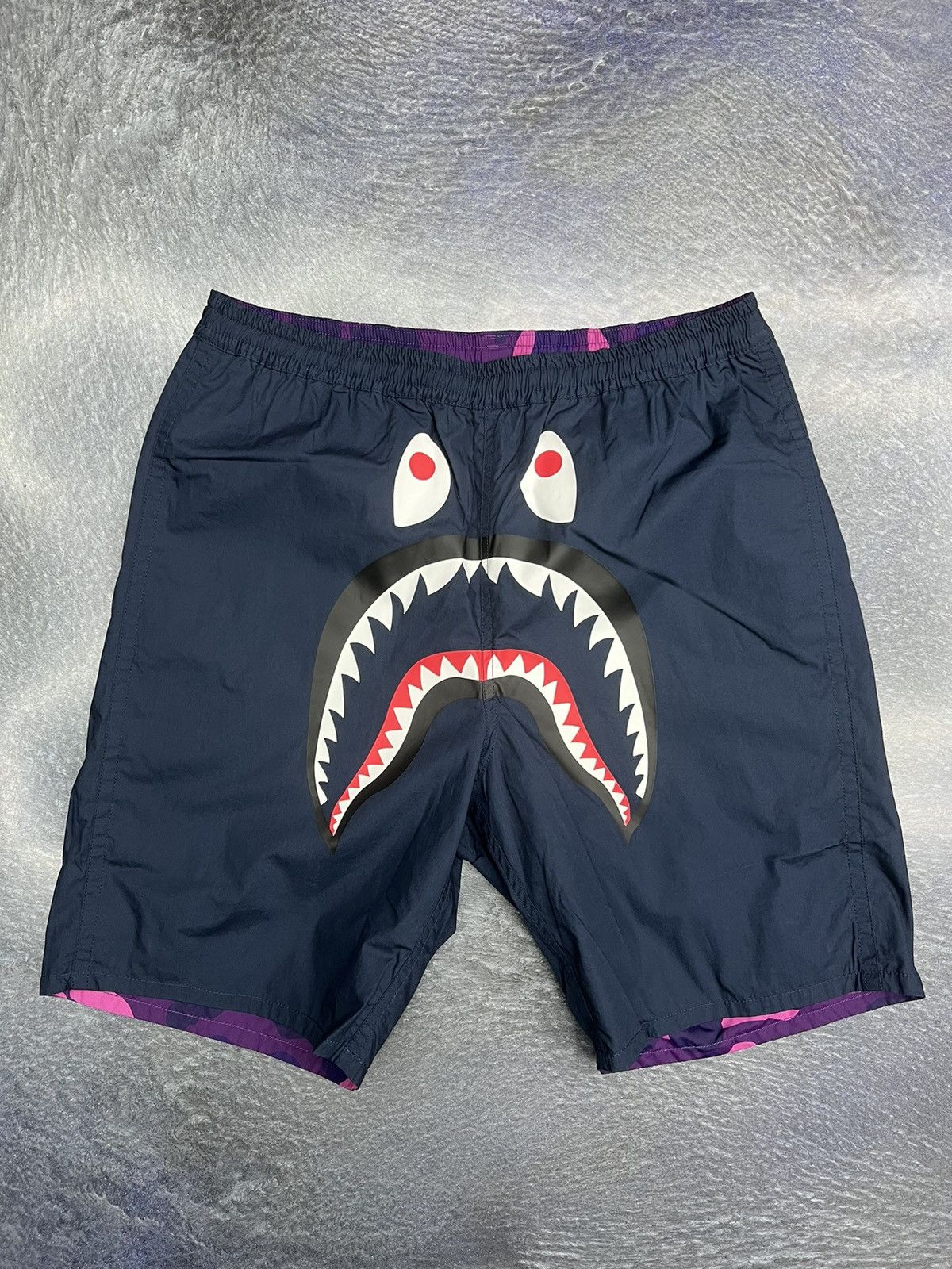 Bape Bape Color Camo Shark Reversible Shorts Size US 34 / EU 50 - 3 Thumbnail
