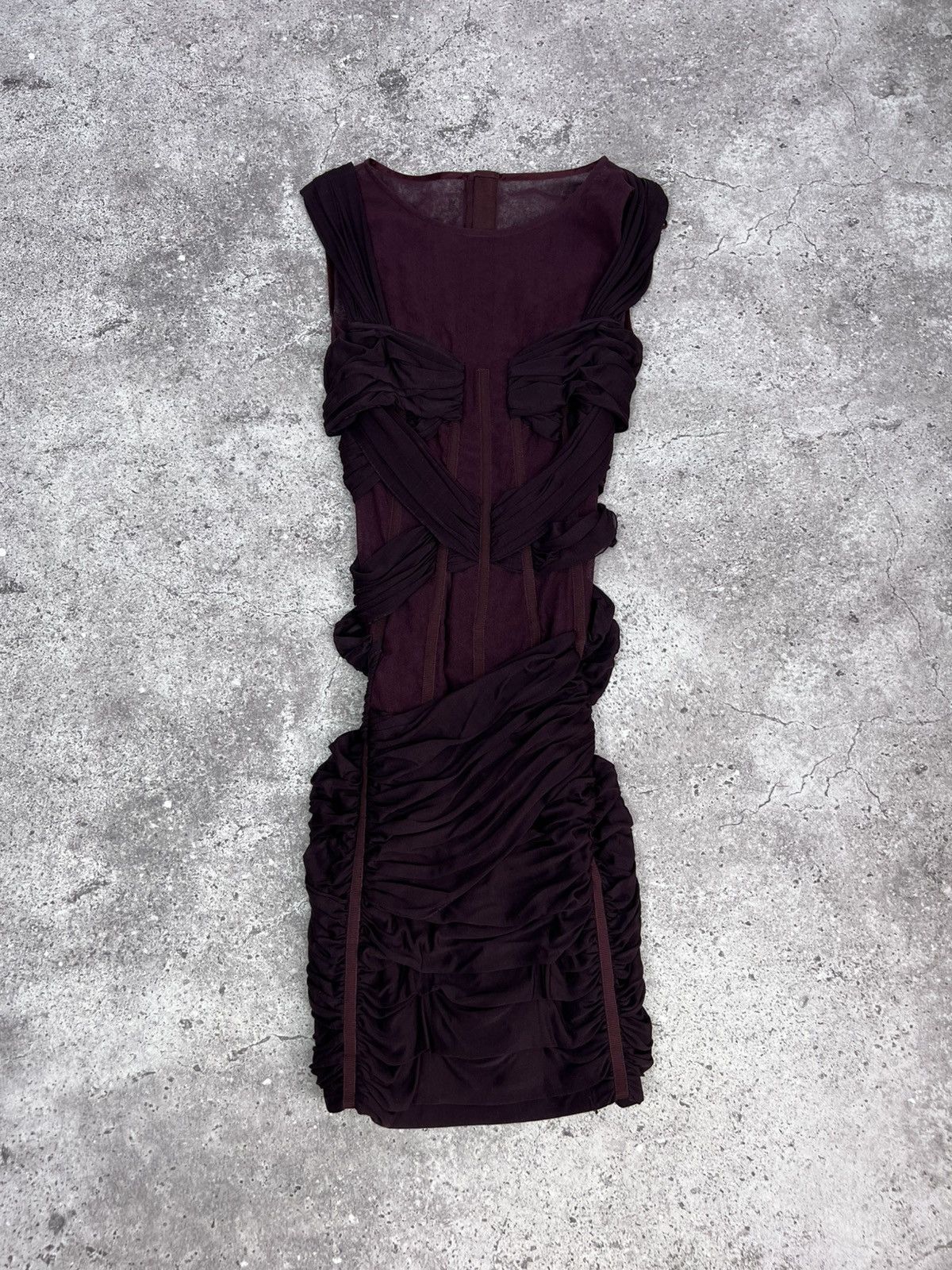 Dolce & Gabbana Dolce&Gabanna Corset Cutout Panels Silk Mini Dress Size M / US 6-8 / IT 42-44 - 2 Thumbnail