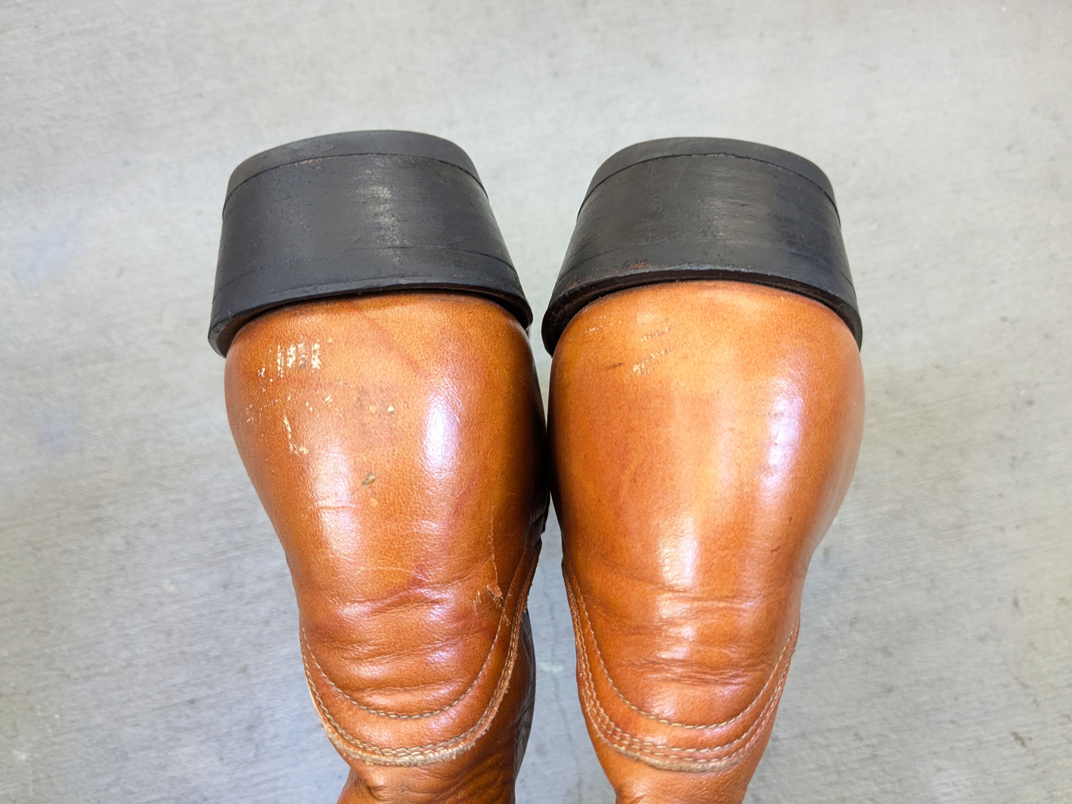 Other Tony Lama Cowboy Boots 11.5 B Narrow Brown Leather USA Size US 11.5 / EU 44-45 - 14 Thumbnail