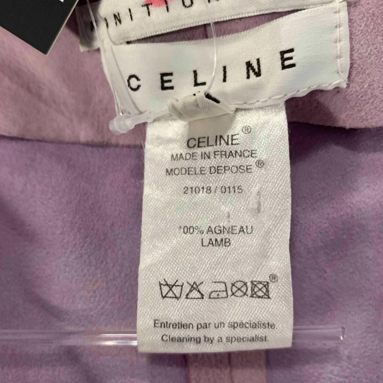 Celine CELINE Size 4 Purple Lavender Leather Suede Pants Size US 28 / EU 44 - 6 Thumbnail