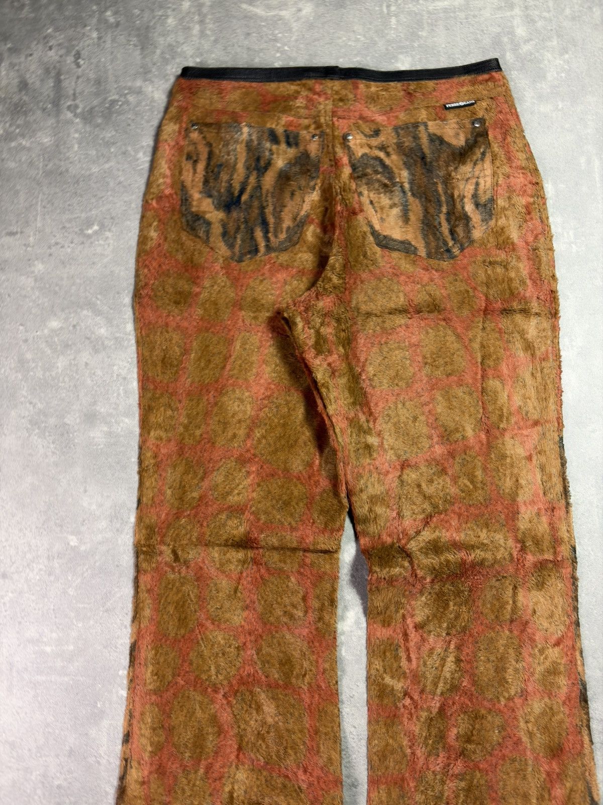 Gianfranco Ferre 00s Gianfranco Ferre Jeans Fur 3D Trompe L’oeill Print 30 44 Size US 28 / EU 44 - 10 Thumbnail