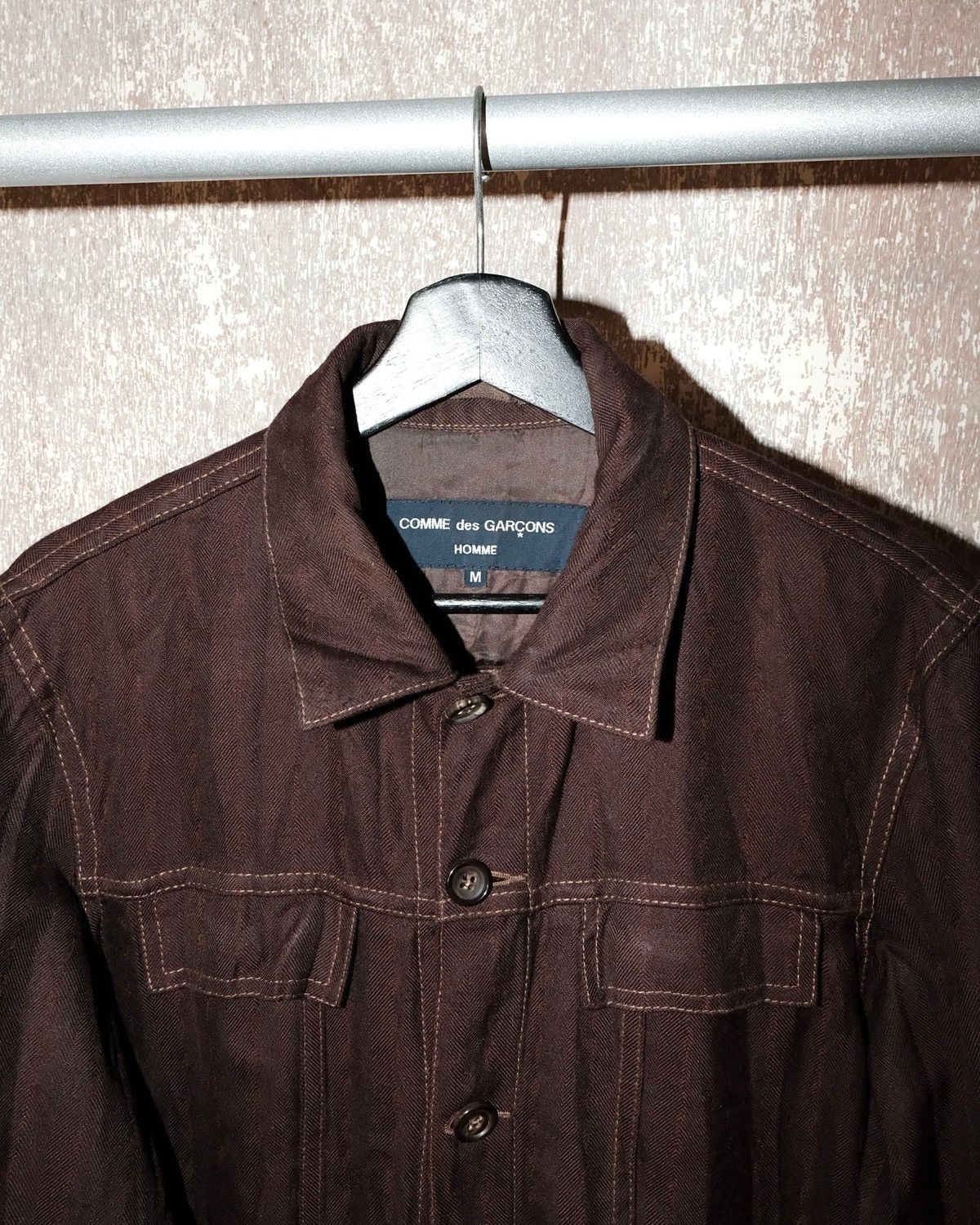 Comme des Garcons Homme COMME des GARCONS HOMME AD2004 CRINKLE JACKET Size US M / EU 48-50 / 2 - 2 Thumbnail