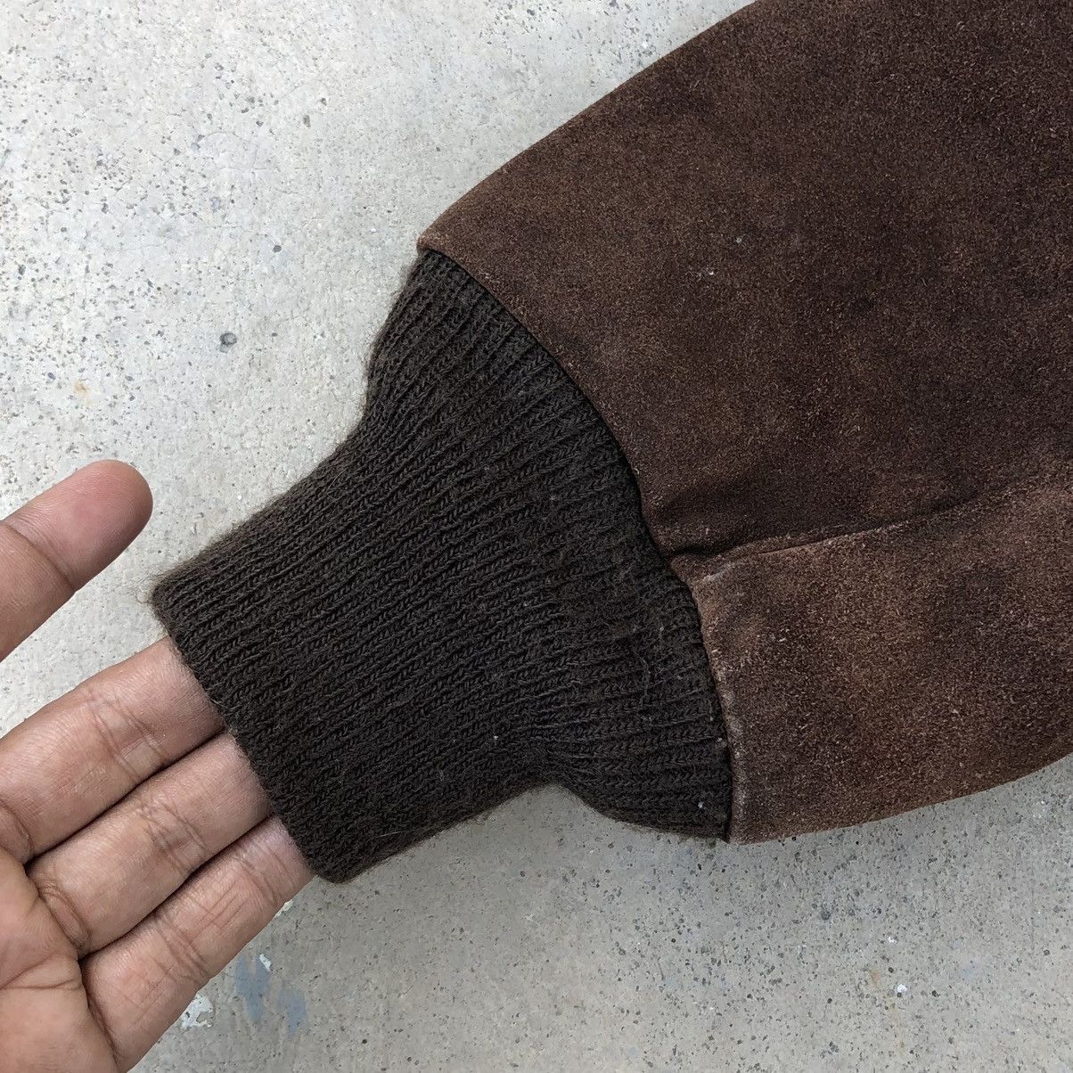 Schott Vintage SCHOTT NYC Suede Leather Bomber Jacket 🇺🇸 Size US M / EU 48-50 / 2 - 13 Thumbnail