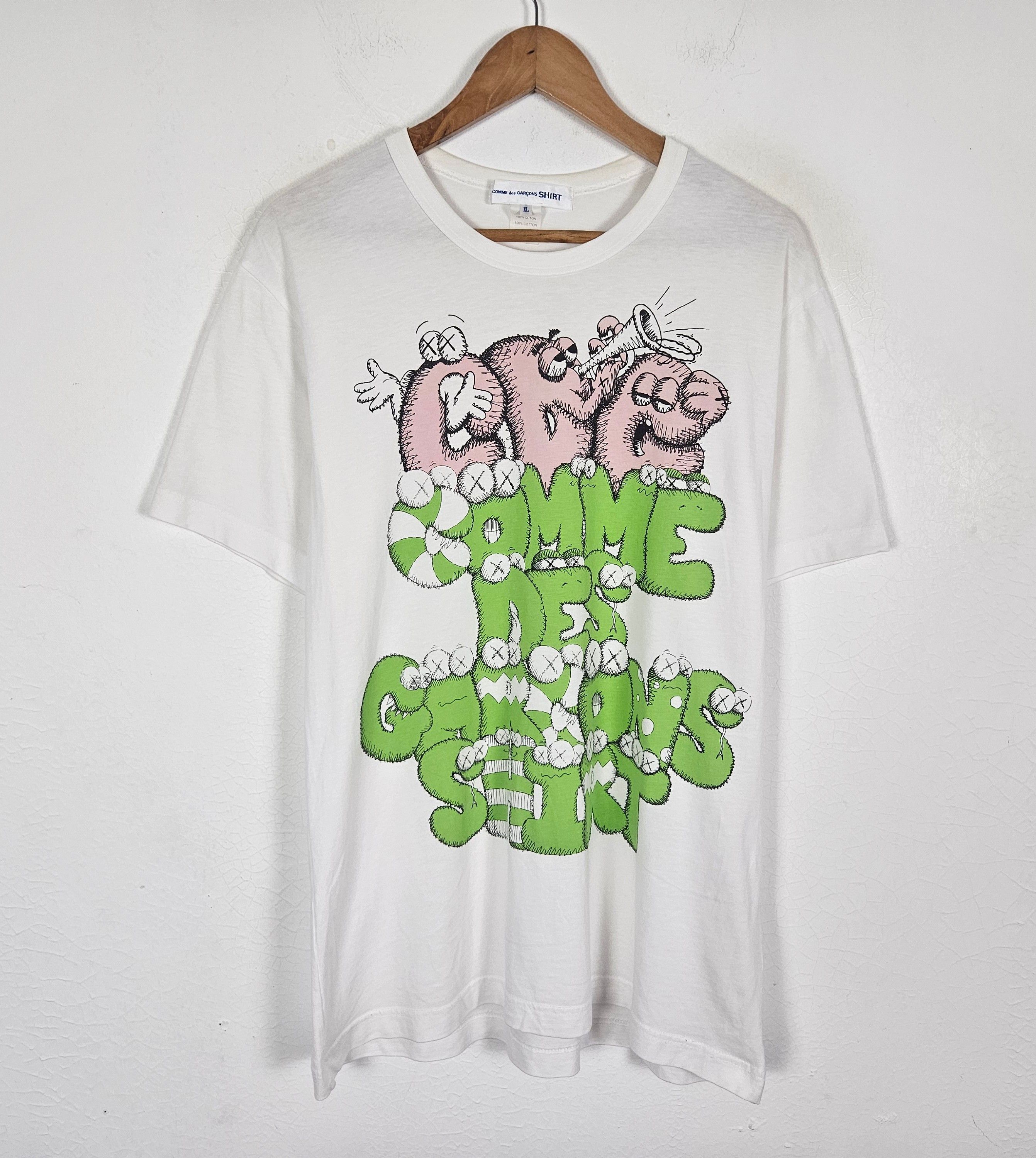 Comme des Garcons Comme des Garcons Kaws CDG tee Shirt Size US XL / EU 56 / 4 - 2 Thumbnail