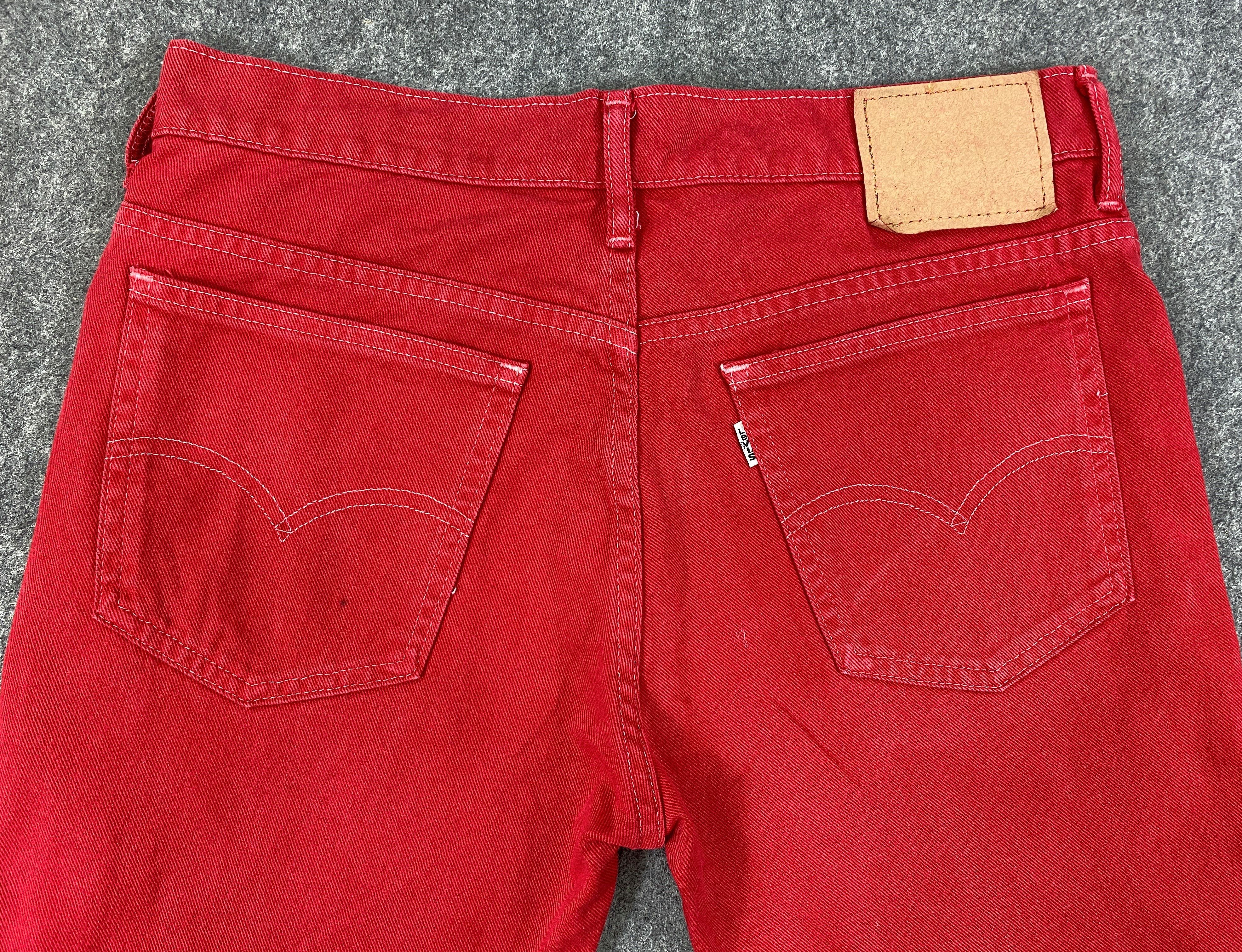 Levi's Red Vintage Levi's 517 Flare Bootcut 32x27 Denim -JN2423 Size US 32 / EU 48 - 4 Thumbnail